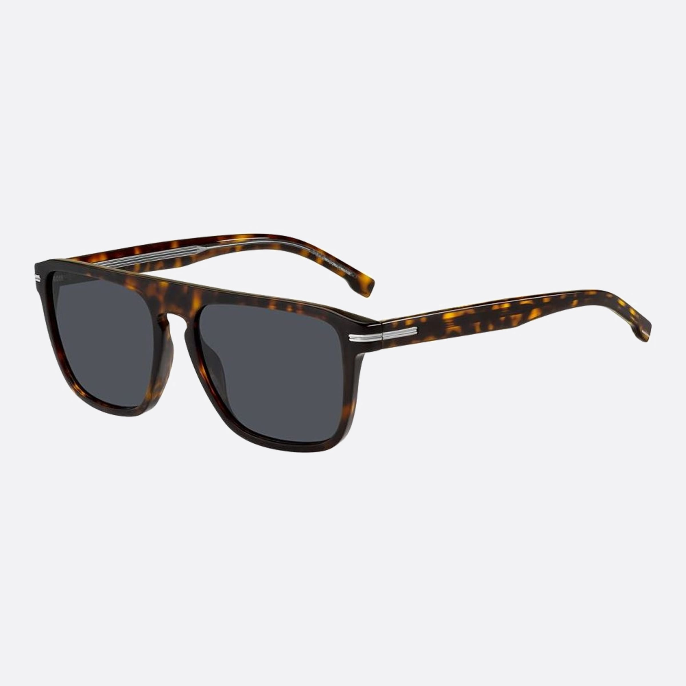 Boss 56mm Boss Havana Squared Men Sunglasses - Side View