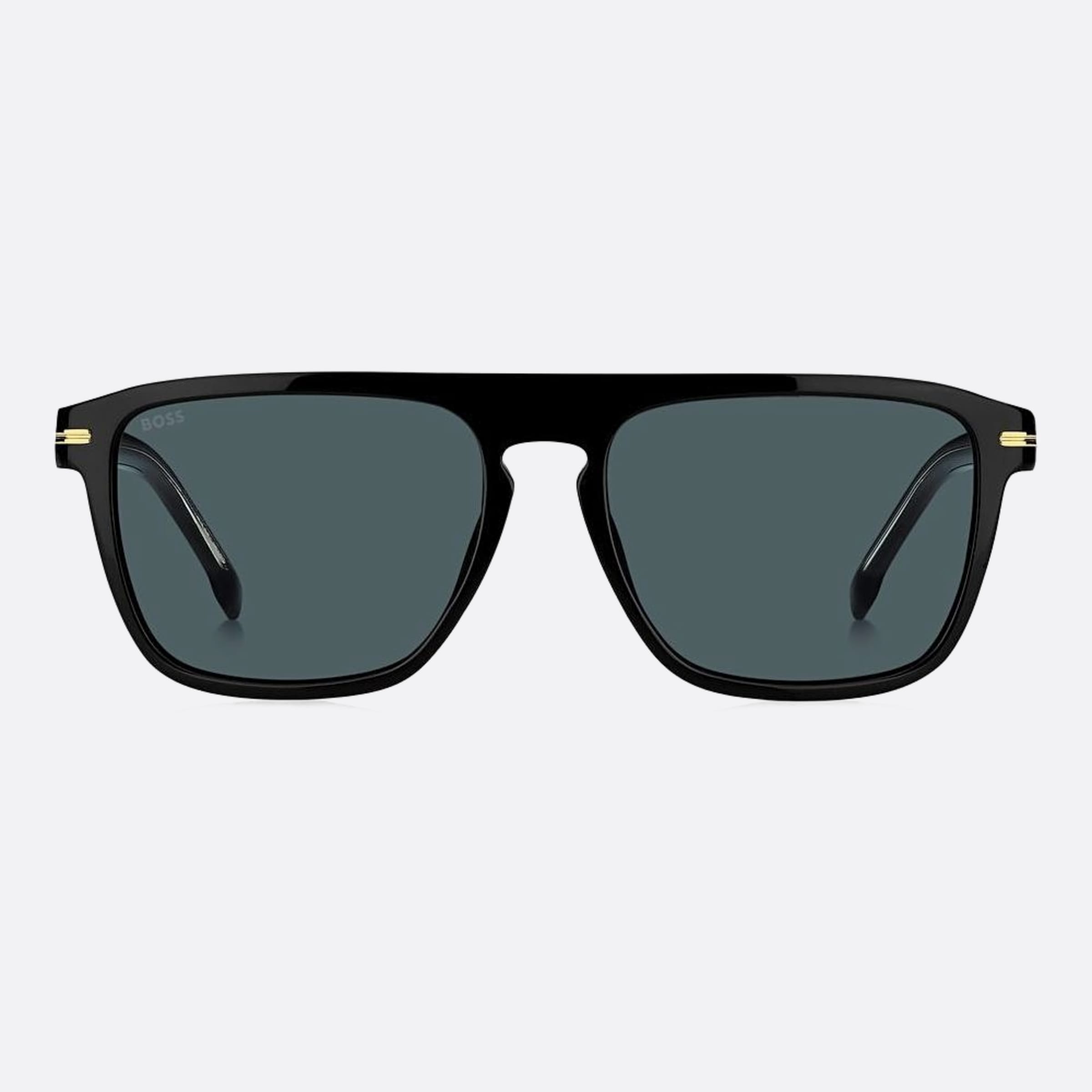 Boss 56mm Boss Black Squared Men Sunglasses - Main View