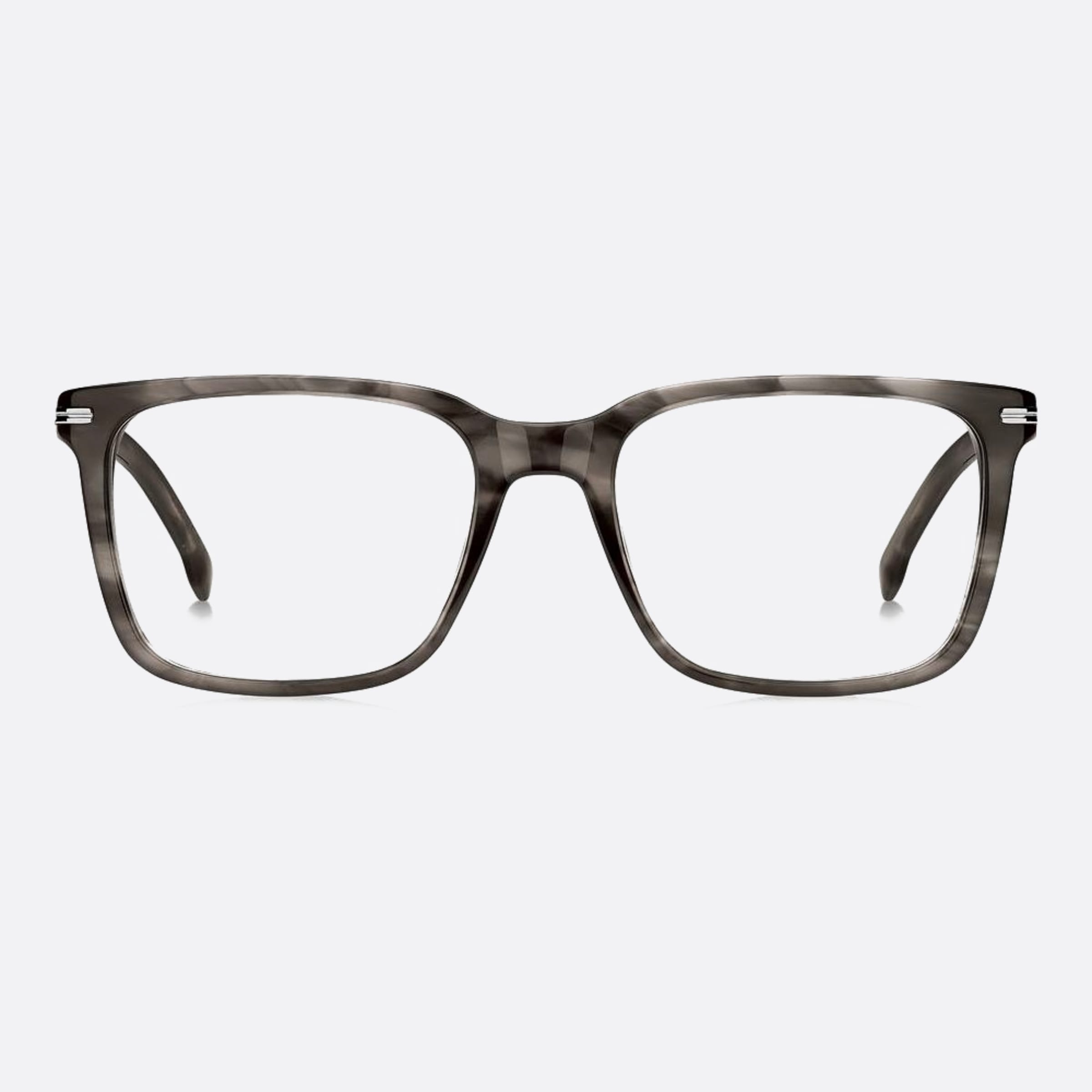 Boss 53mm Boss 2w8 Grey Squared Men Eyeglasses - Main View