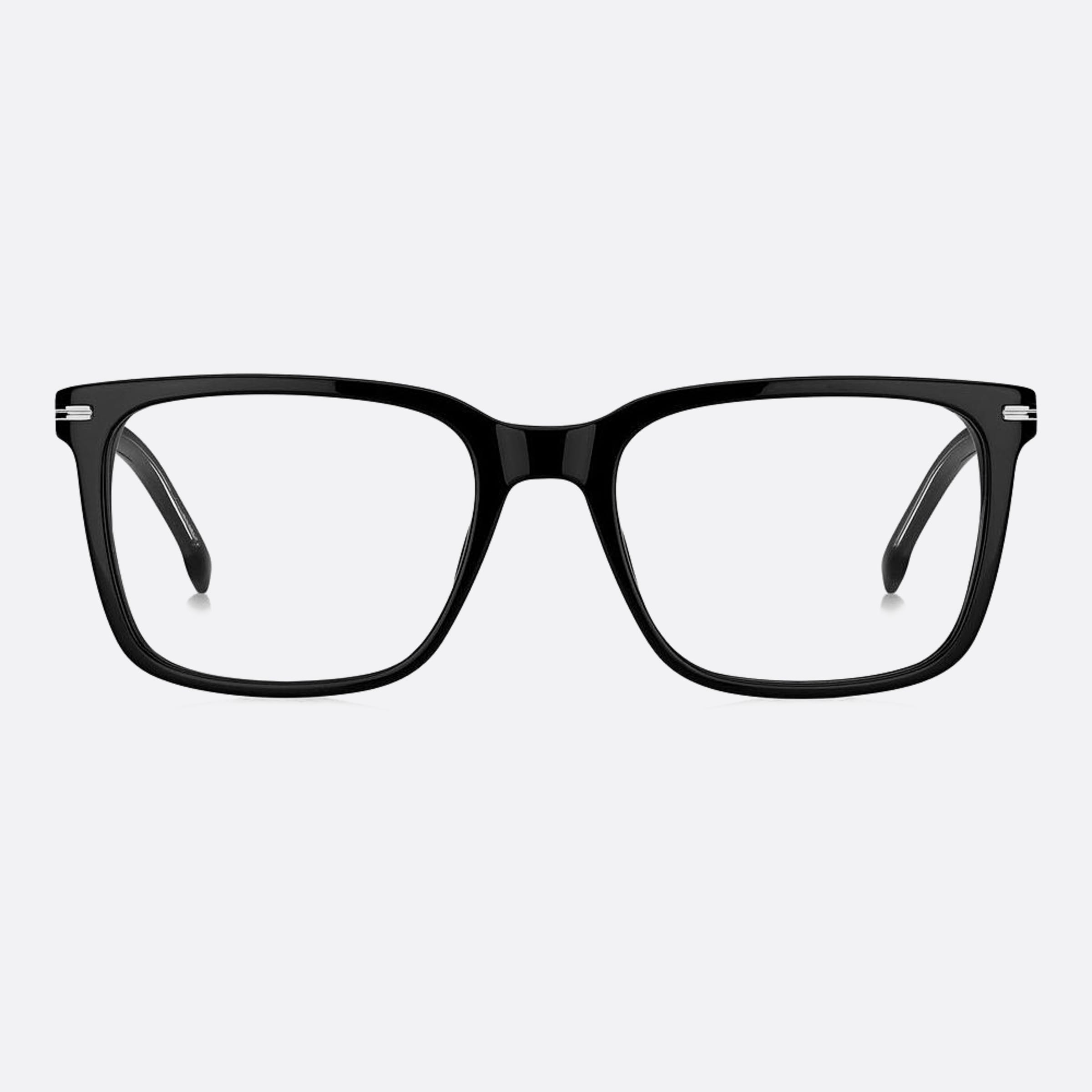 Boss 55mm Boss Black Squared Men Eyeglasses - Main View