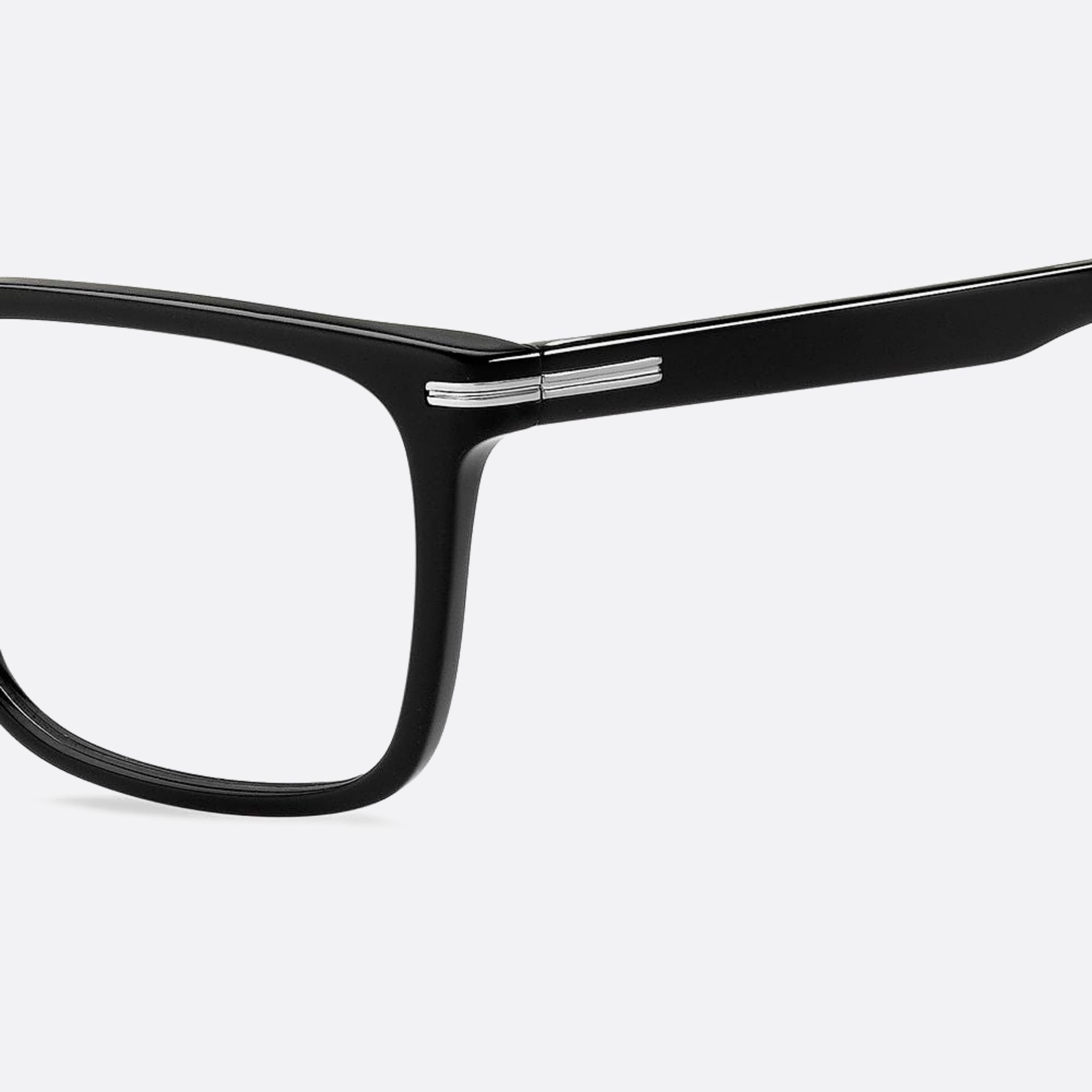 Boss 55mm Boss Black Squared Men Eyeglasses - Detail View