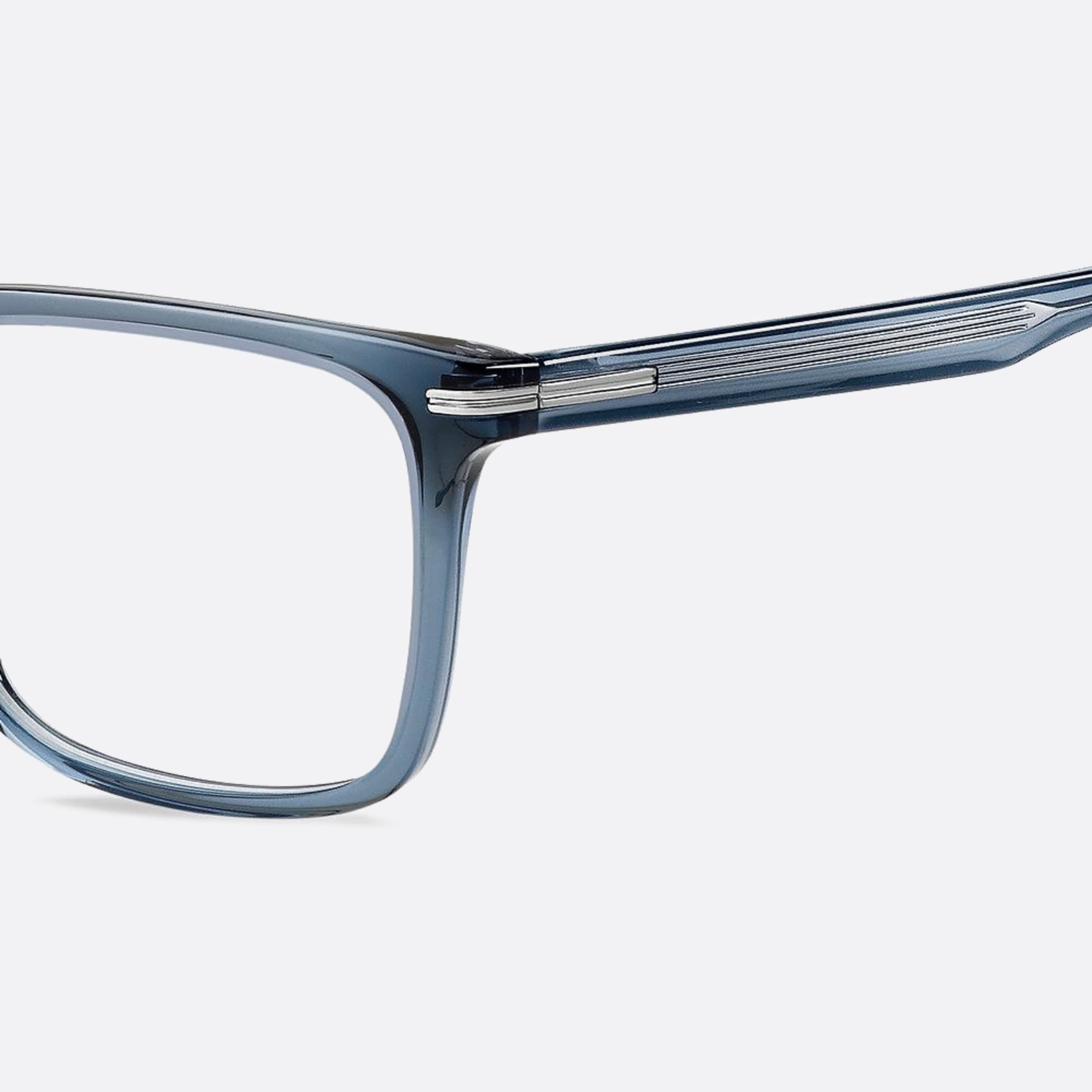 Boss 55mm Boss Pjp Blue Squared Men Eyeglasses - Detail View