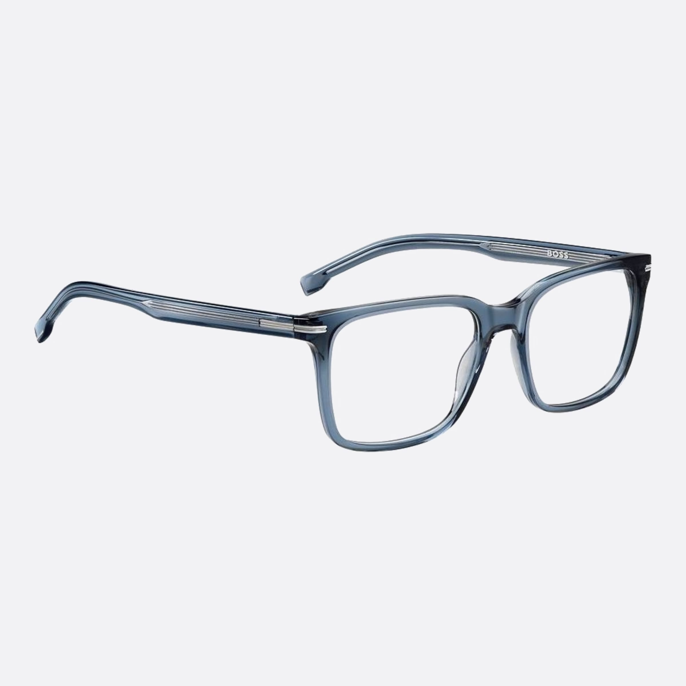 Boss 55mm Boss Pjp Blue Squared Men Eyeglasses - Additional Angle