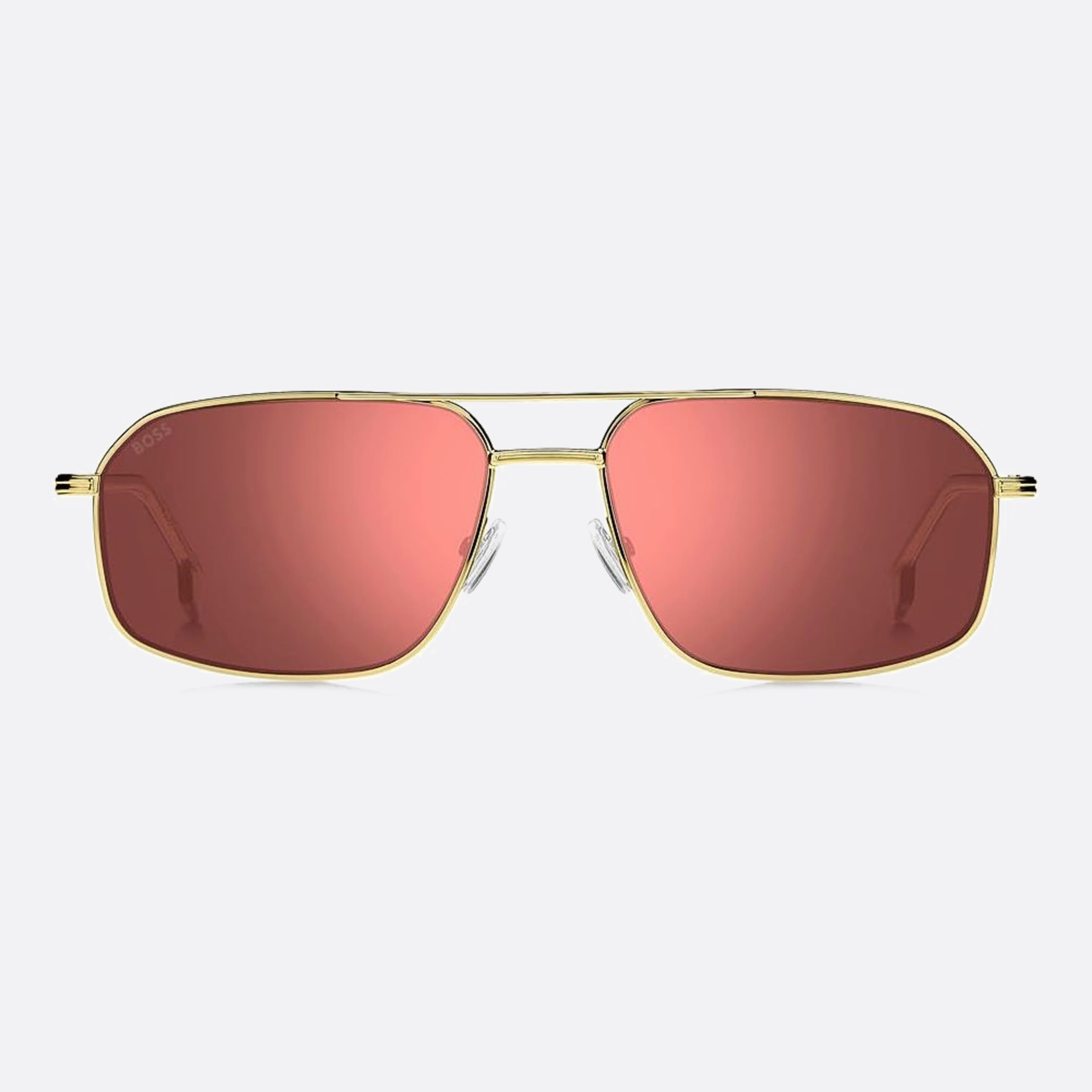 Boss 58mm Boss J5g Gold Squared Men Sunglasses - Main View