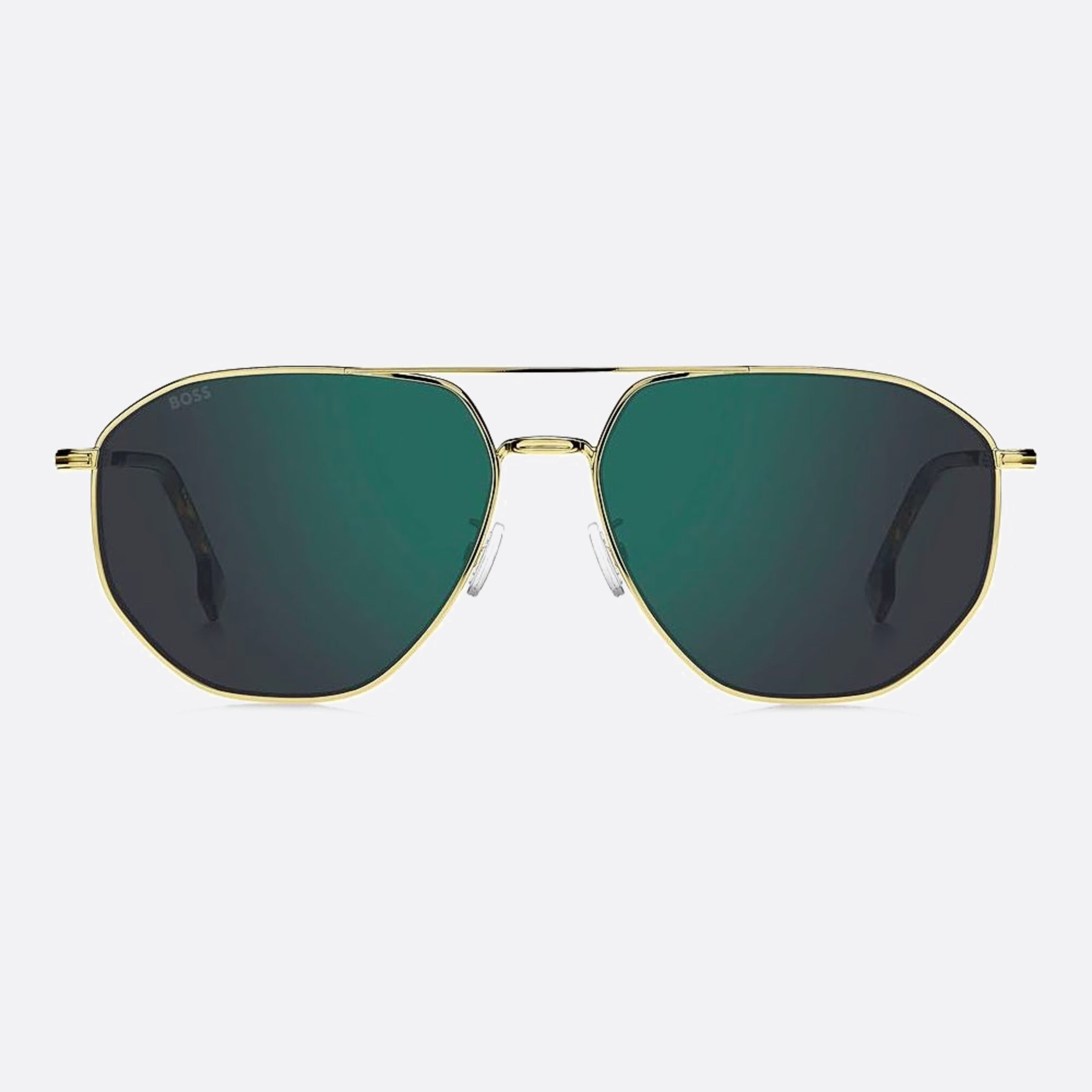 Boss 61mm Boss J5g Gold Geometric Men Sunglasses - Main View