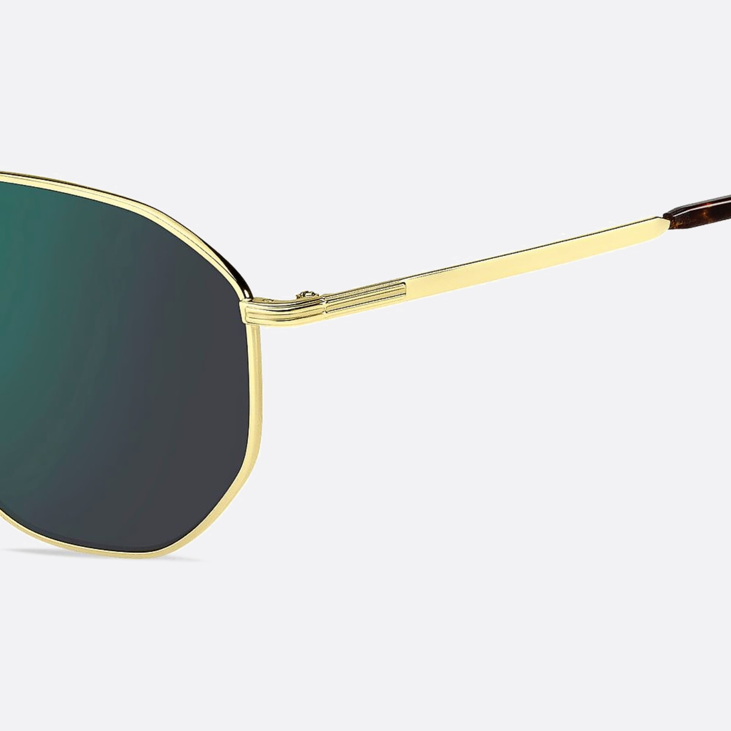 Boss 61mm Boss J5g Gold Geometric Men Sunglasses - Lifestyle Shot