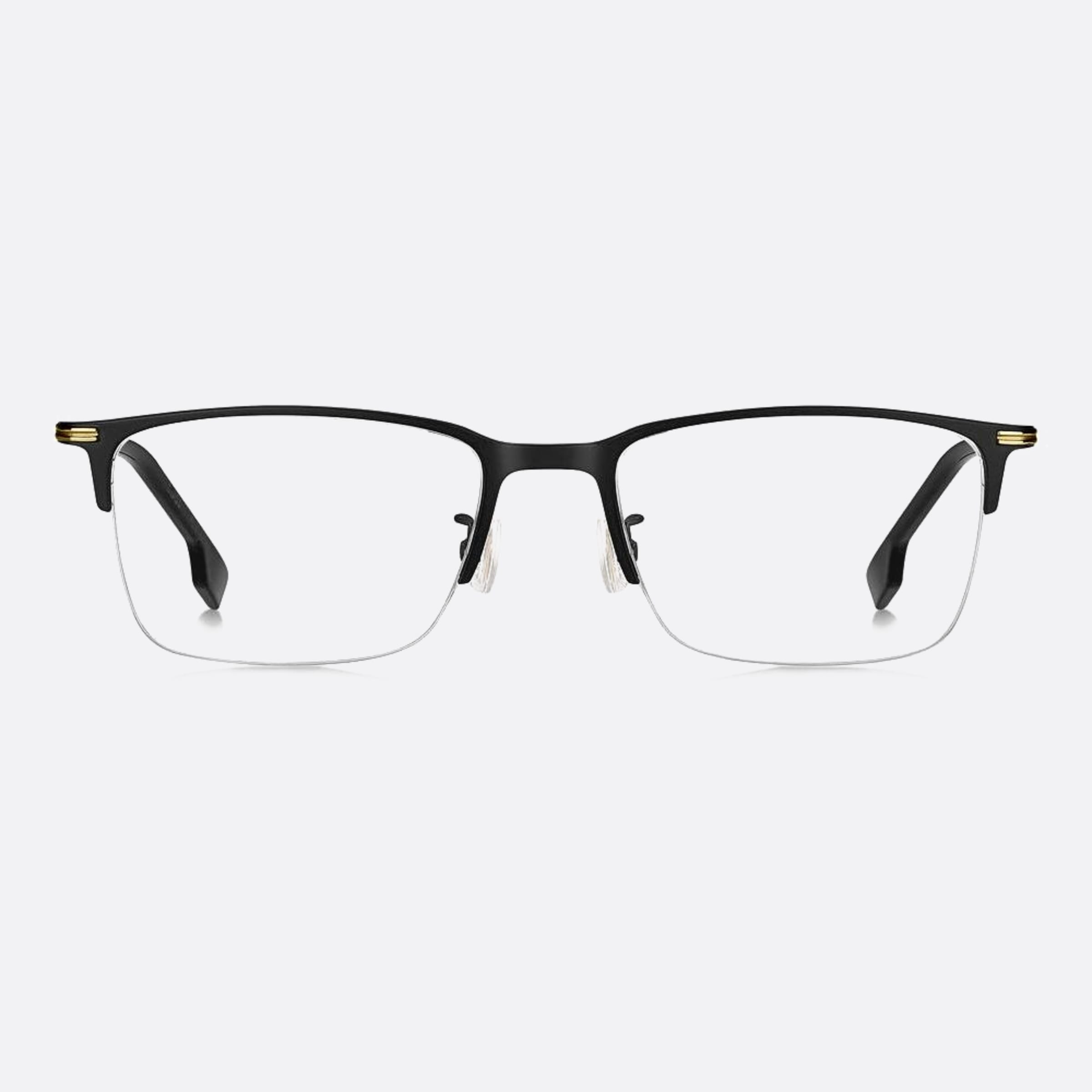 Boss 54mm Boss I46 Black Geometric Men Eyeglasses - Main View