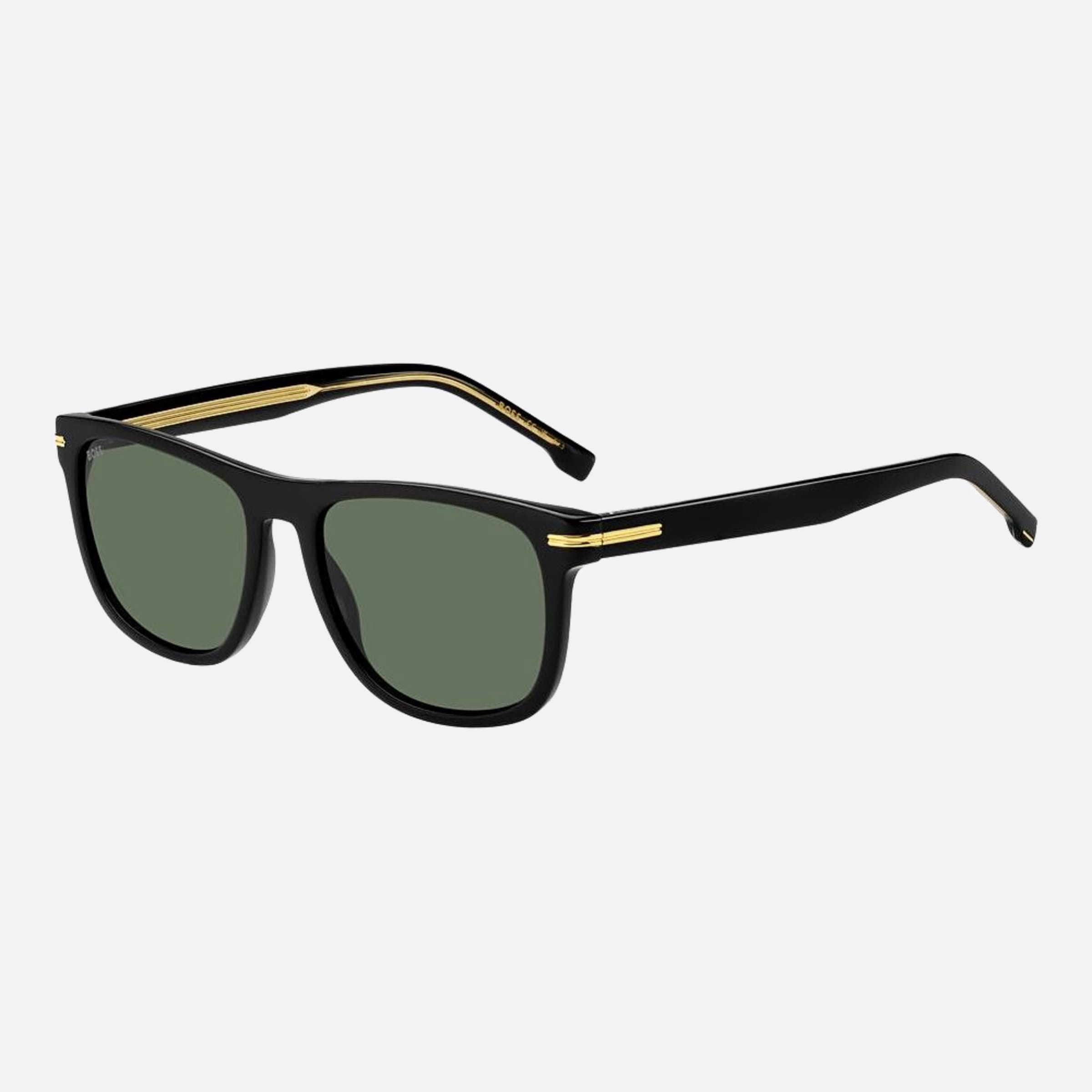 Boss 55mm Boss Black Rectangle Men Sunglasses - Main View