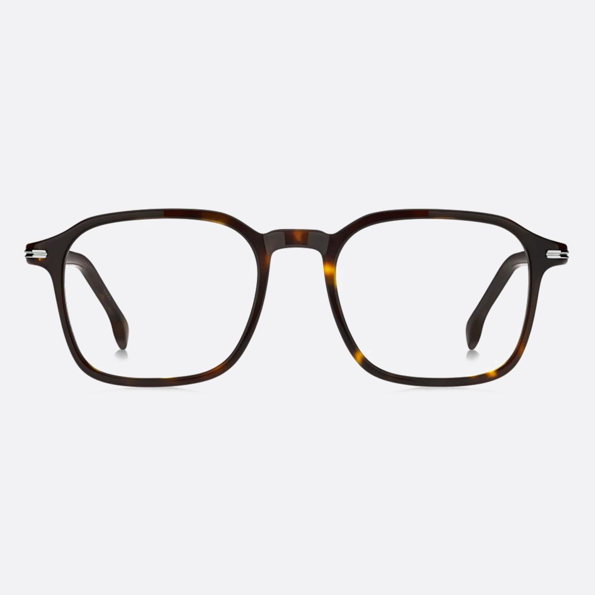 Boss 51mm Boss Havana Geometric Men Eyeglasses - Main View
