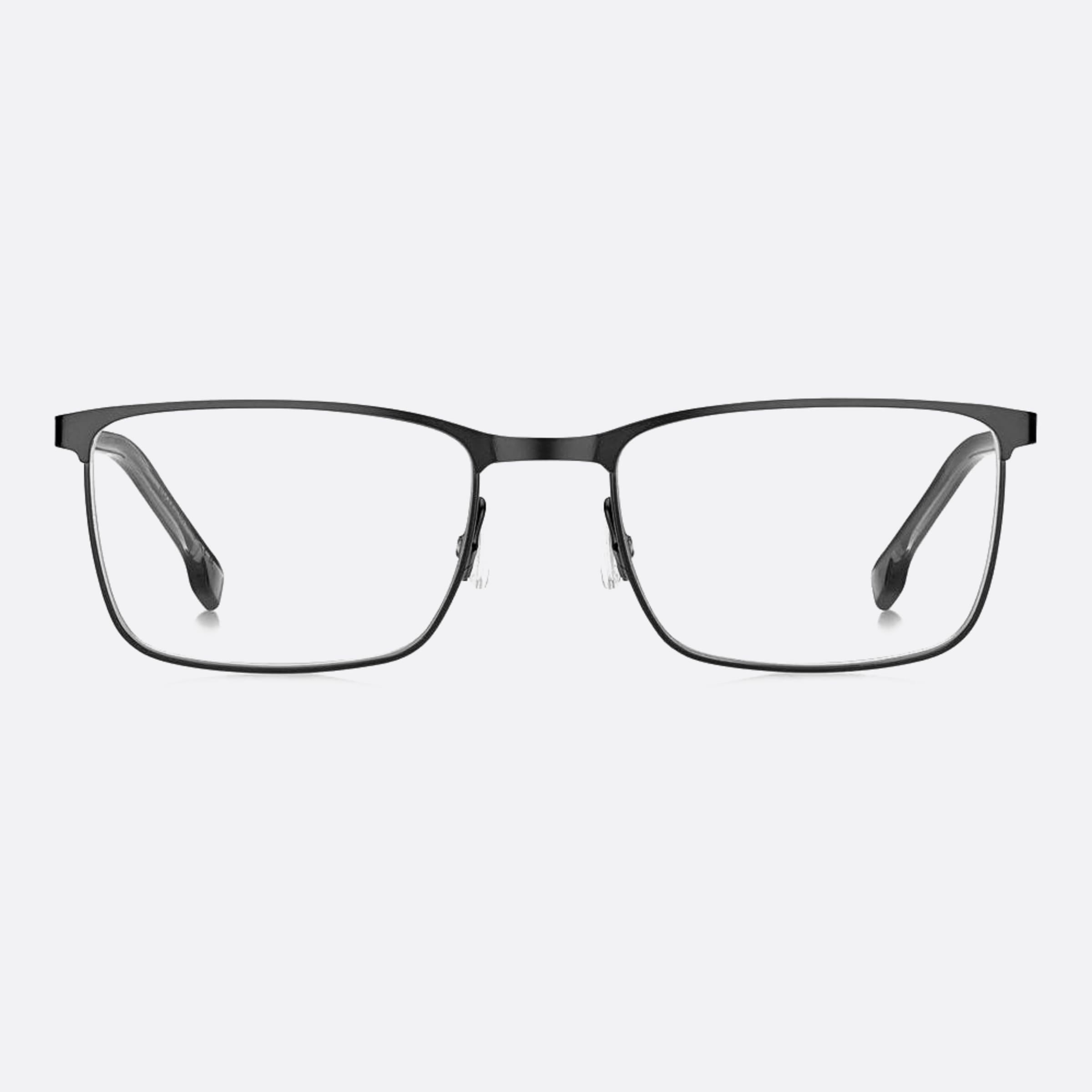 Boss 56mm Boss Svk Ruthenium Rectangle Men Eyeglasses - Main View