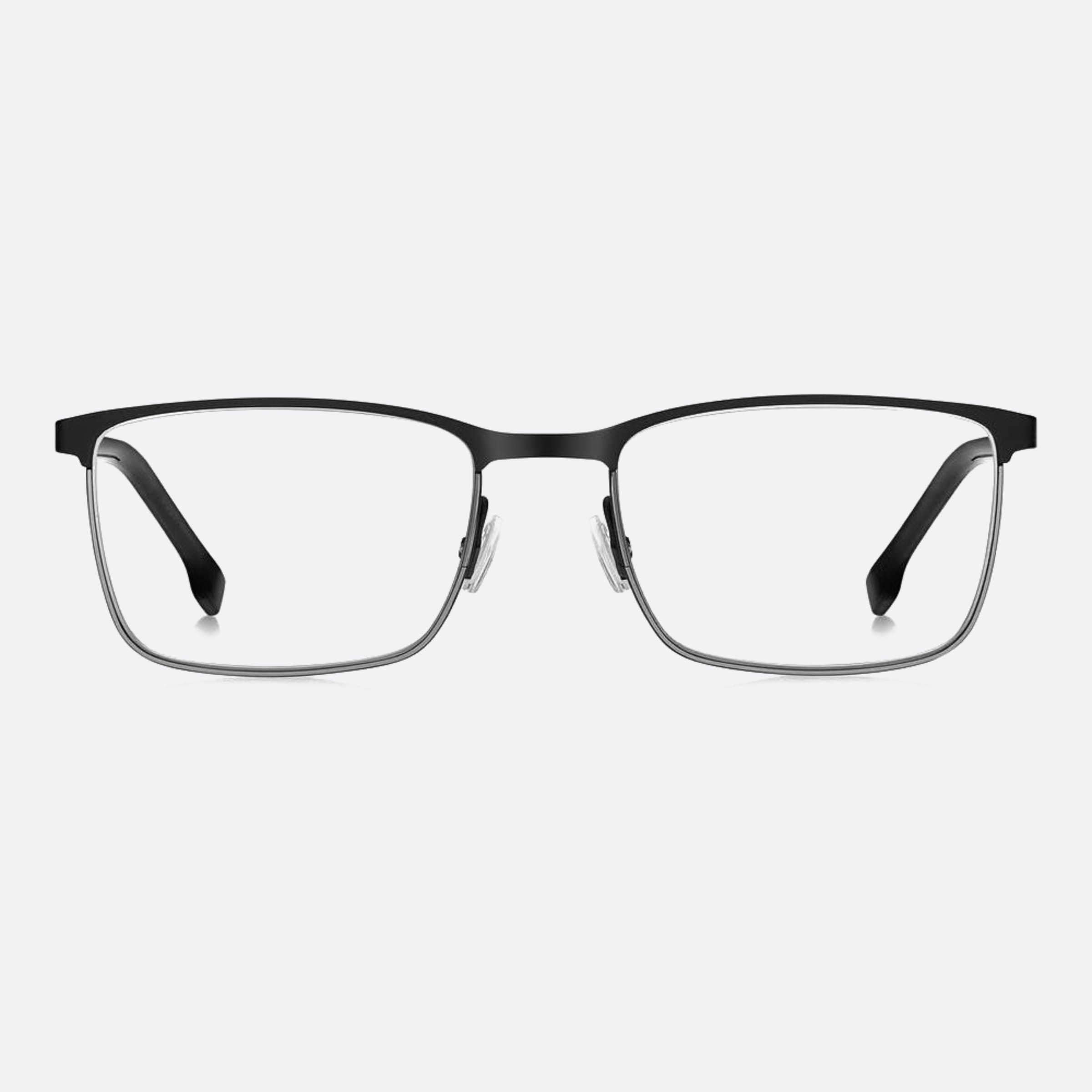Boss 56mm Boss Ti7 Ruthenium Rectangle Men Eyeglasses - Main View