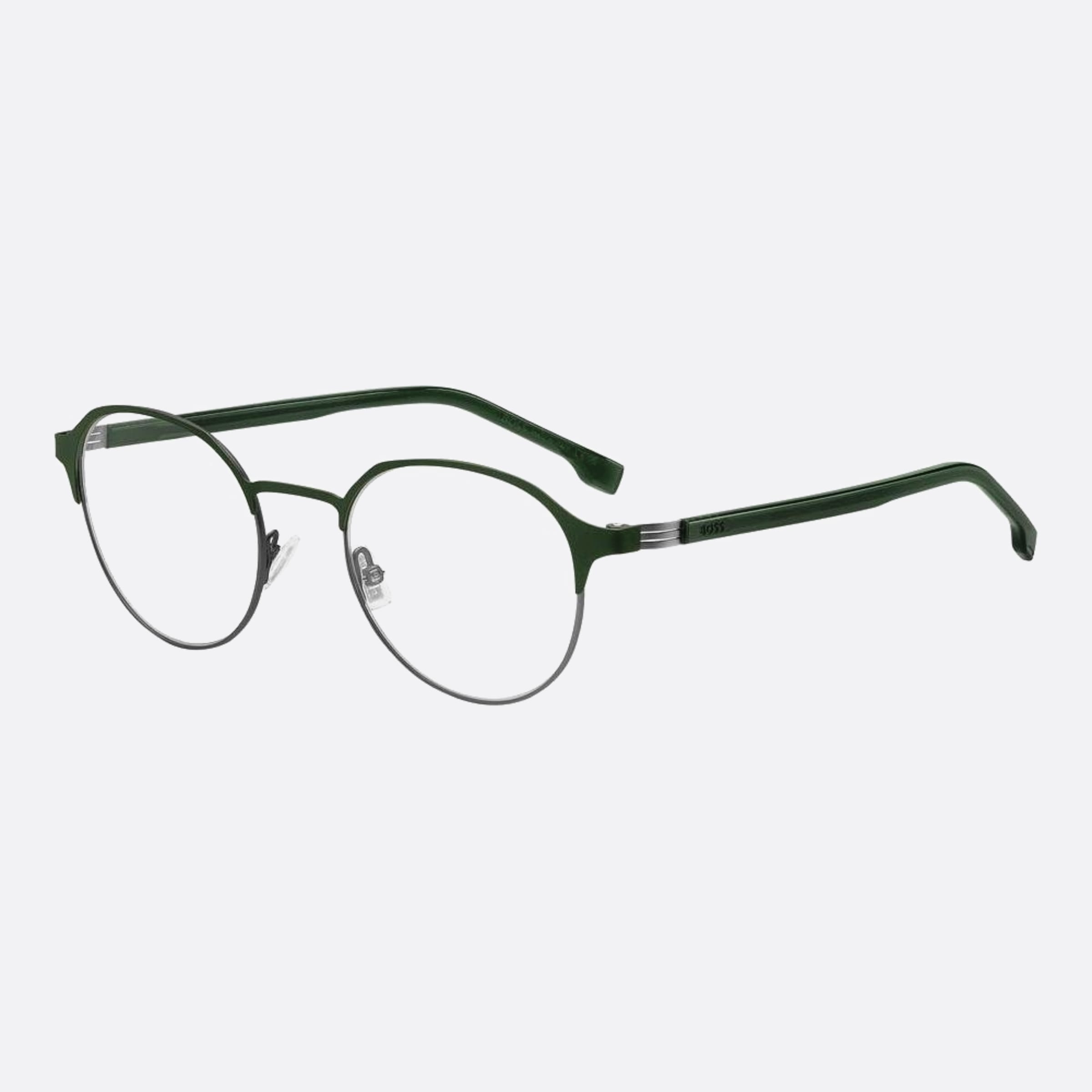 Boss 50mm Boss Ean Ruthenium Round Men Eyeglasses - Main View