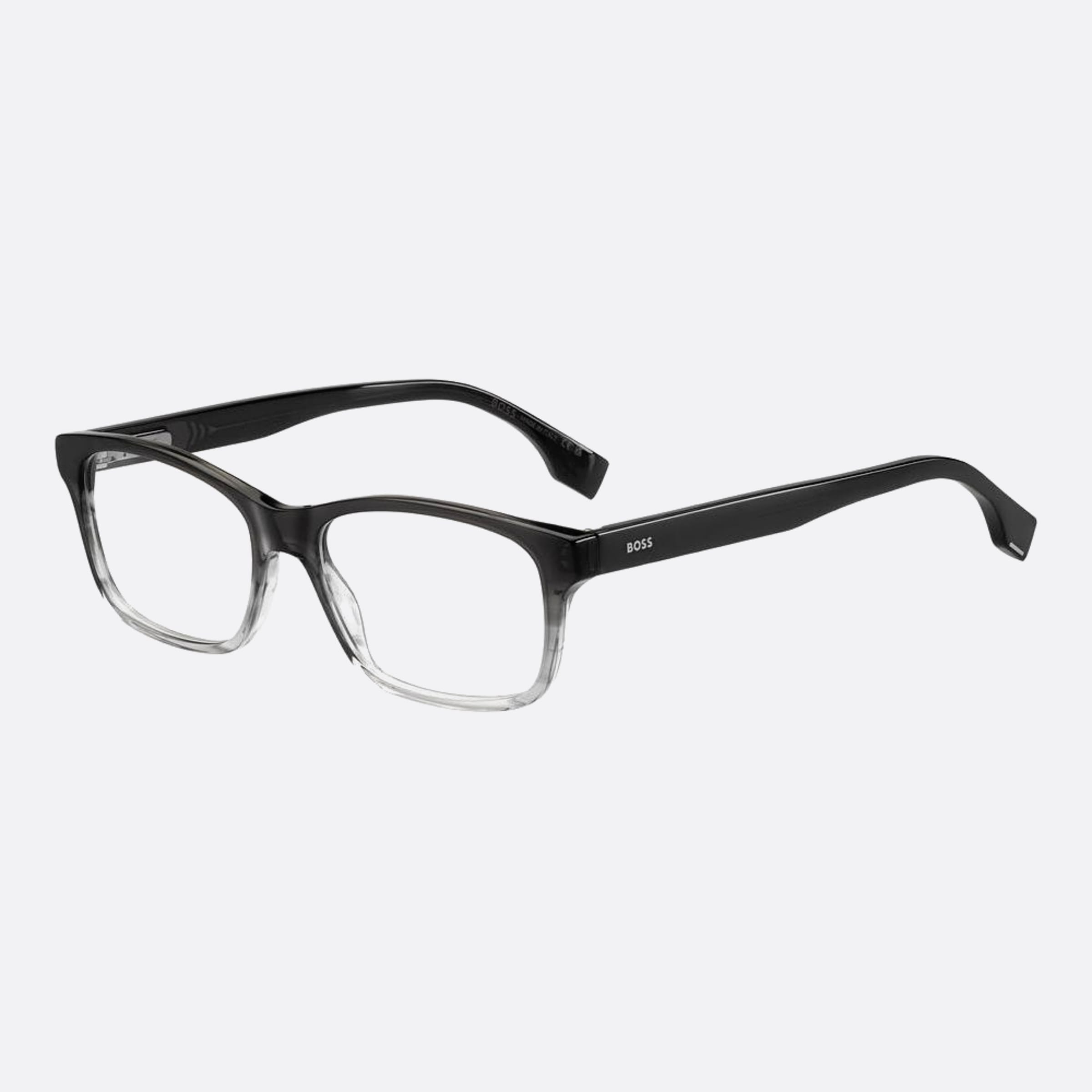 Boss 54mm Boss 2w8 Grey Rectangle Men Eyeglasses - Side View