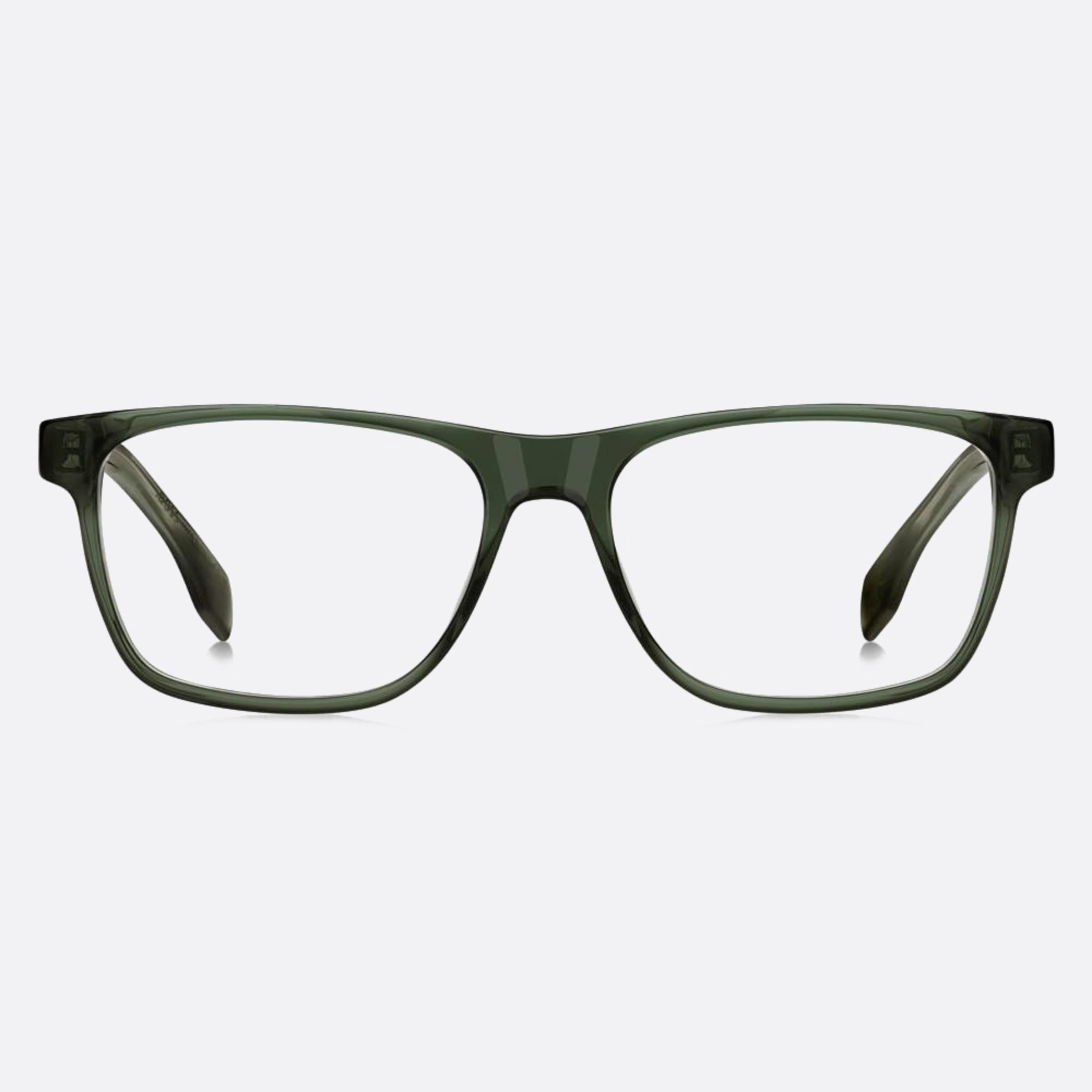 Boss 55mm Boss 6ak Green Squared Men Eyeglasses - Main View
