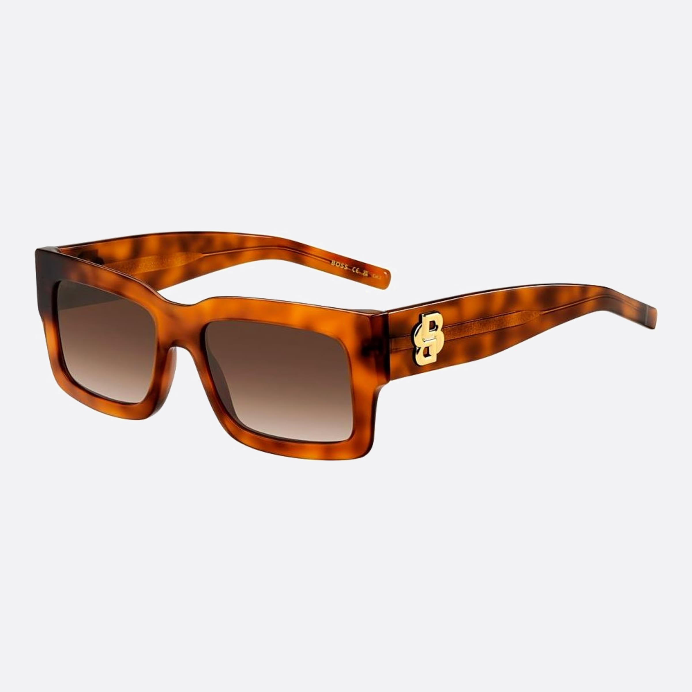 Boss 54mm Boss Havana Squared Women Sunglasses - Side View