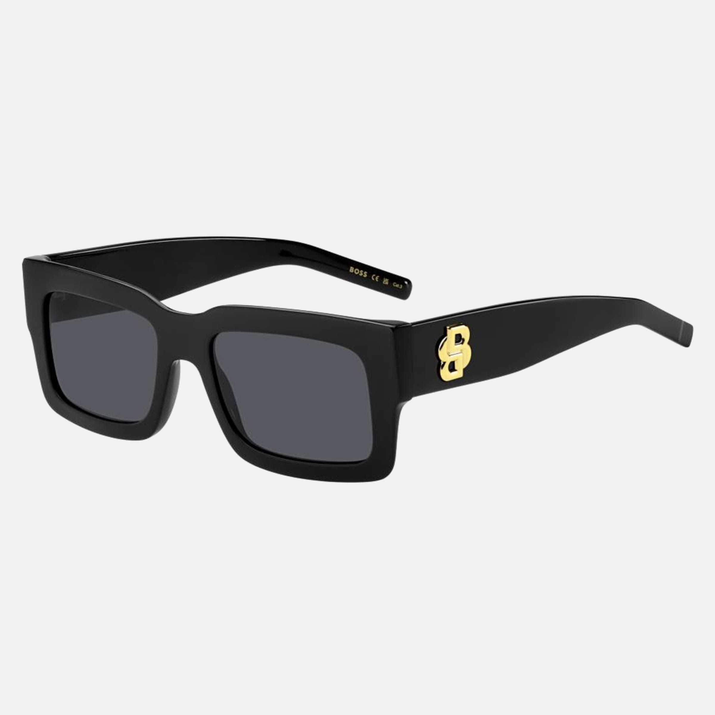 Boss 54mm Boss Black Squared Women Sunglasses - Side View