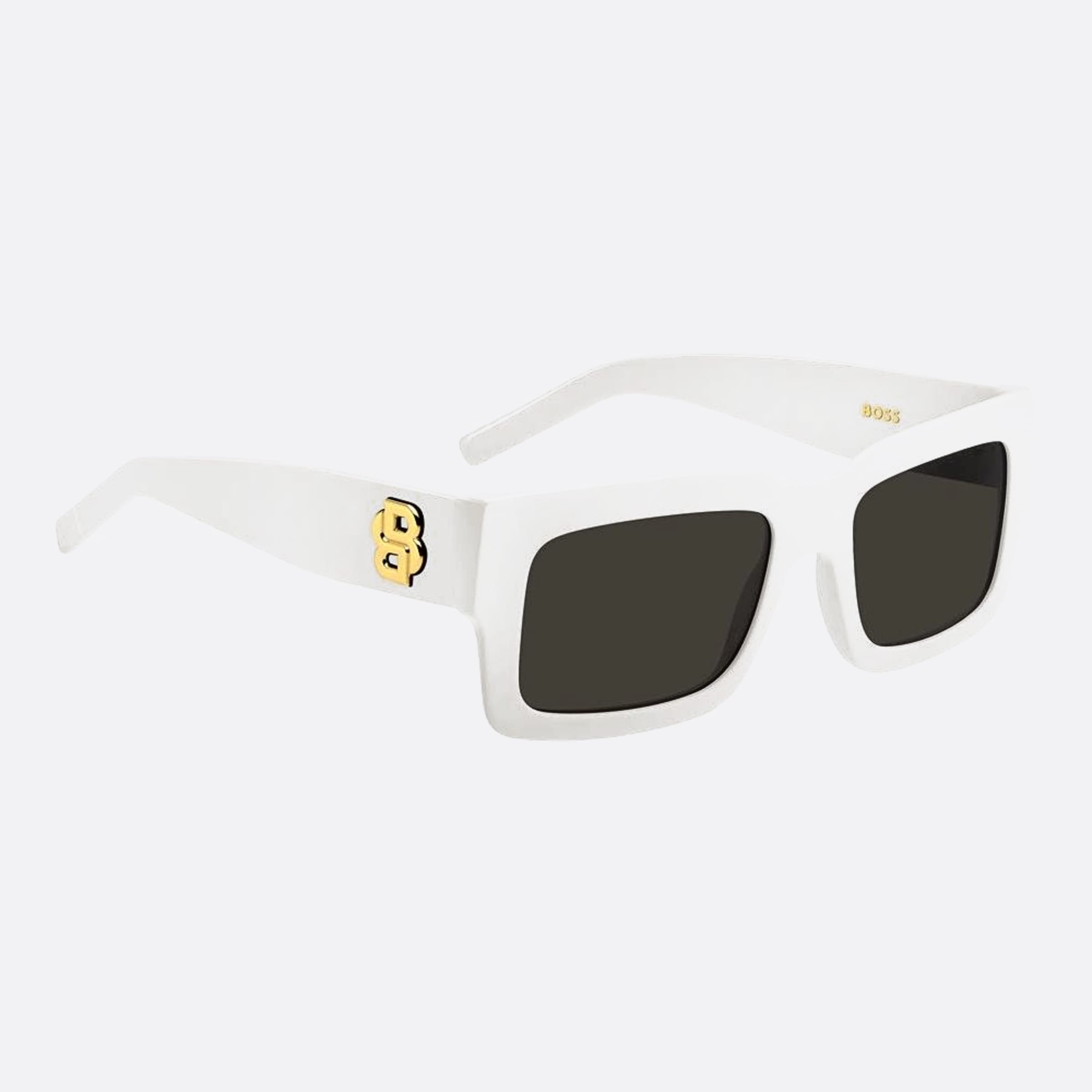 Boss 54mm Boss Vk6 White Squared Women Sunglasses - Detail View