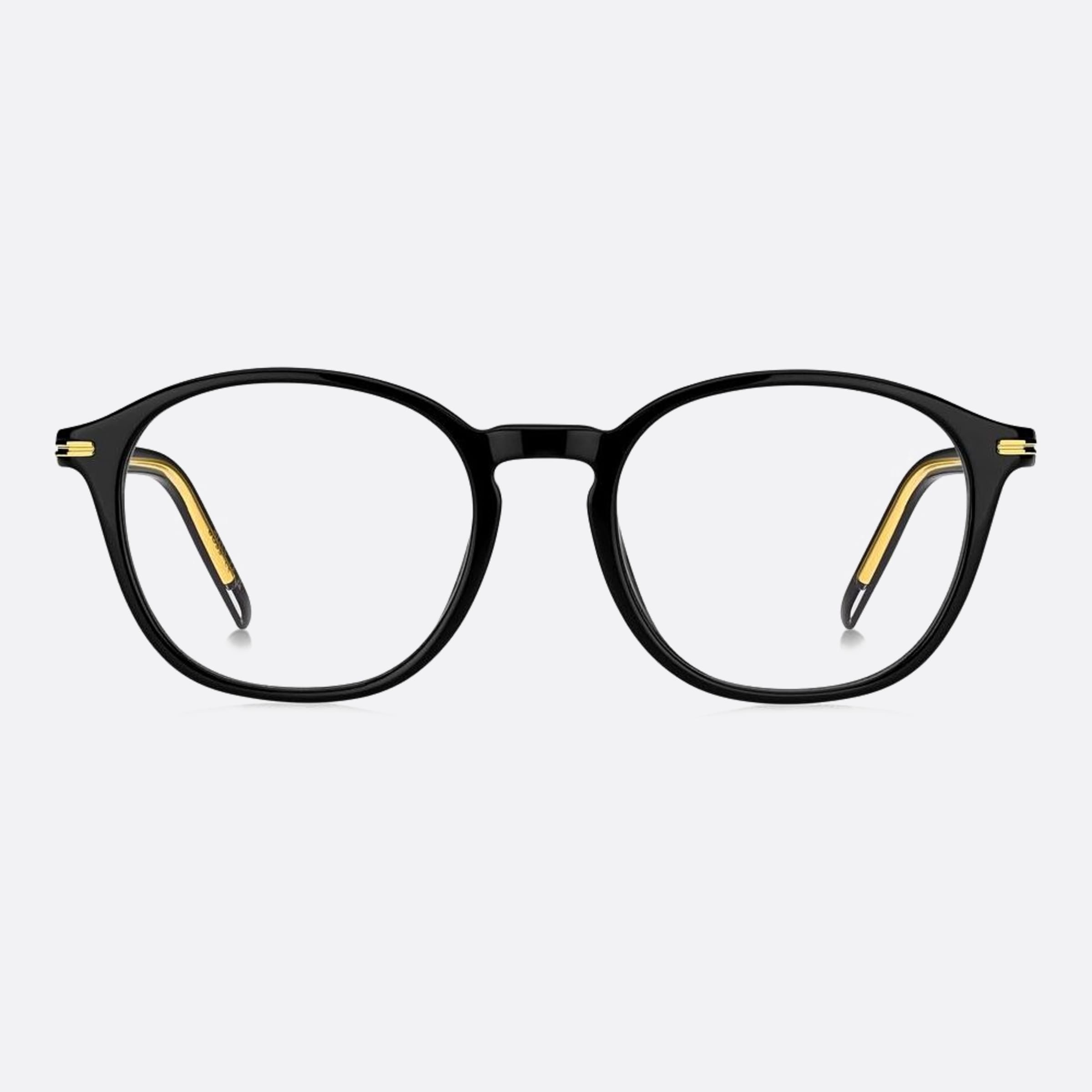 Boss 50mm Boss Black Round Women Eyeglasses - Main View