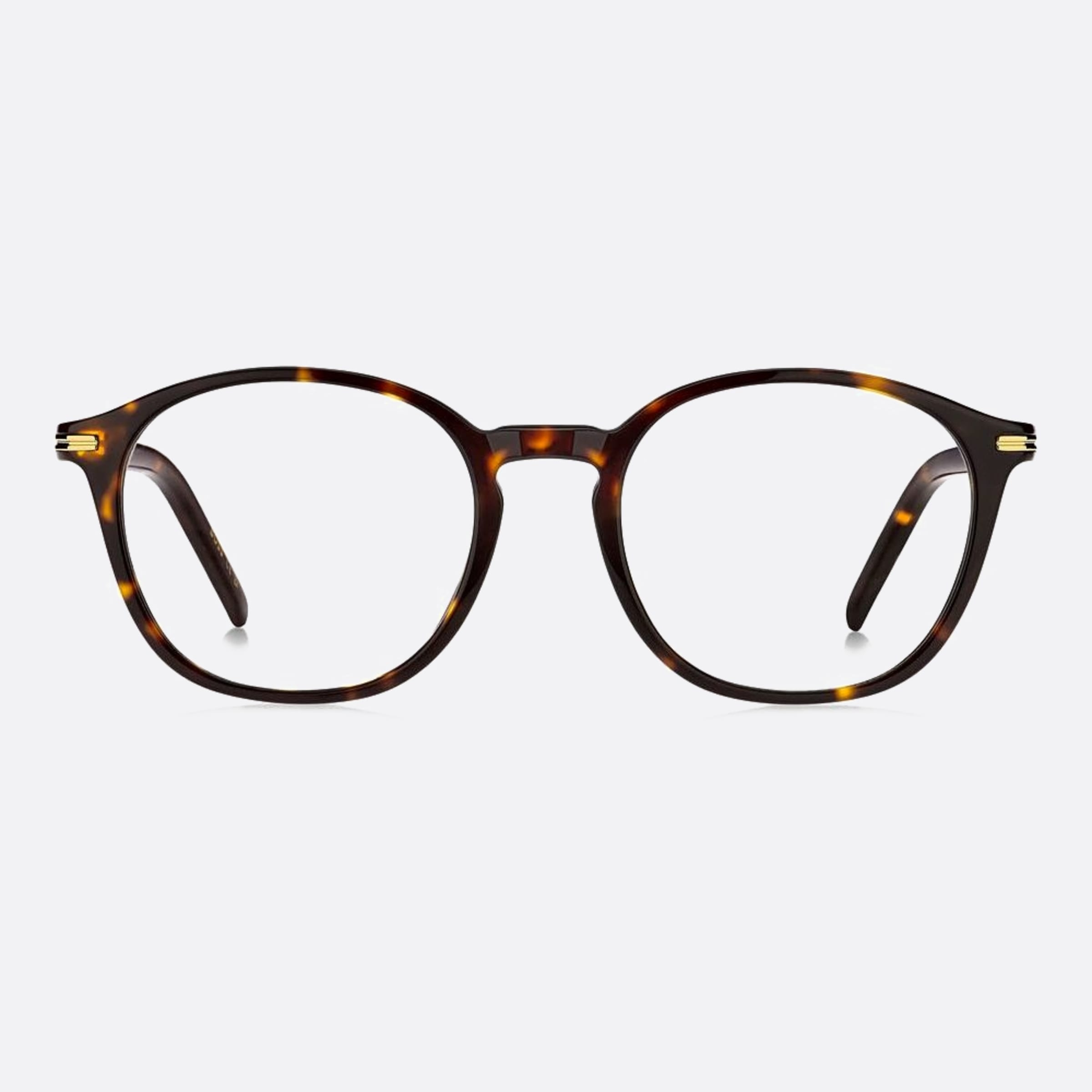 Boss 50mm Boss Wr9 Havana Round Women Eyeglasses - Main View