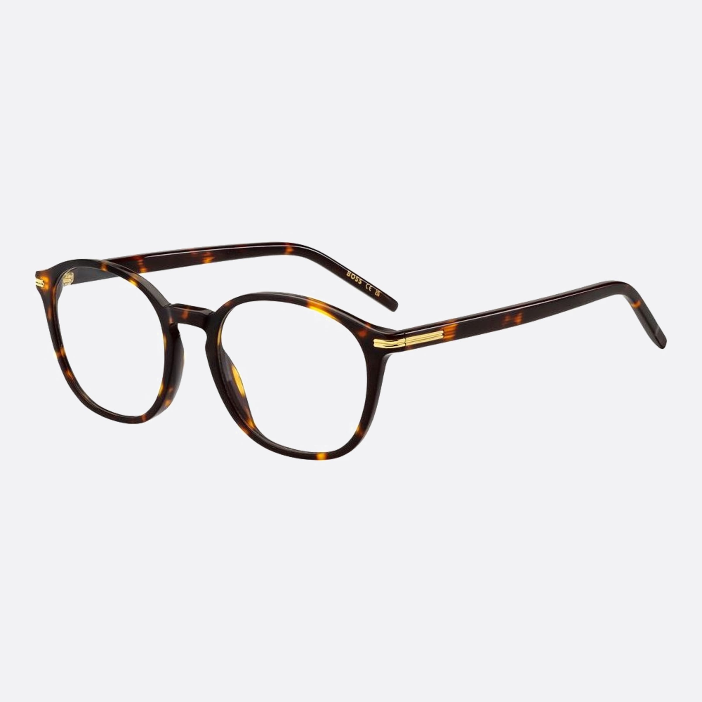 Boss 50mm Boss Wr9 Havana Round Women Eyeglasses - Side View