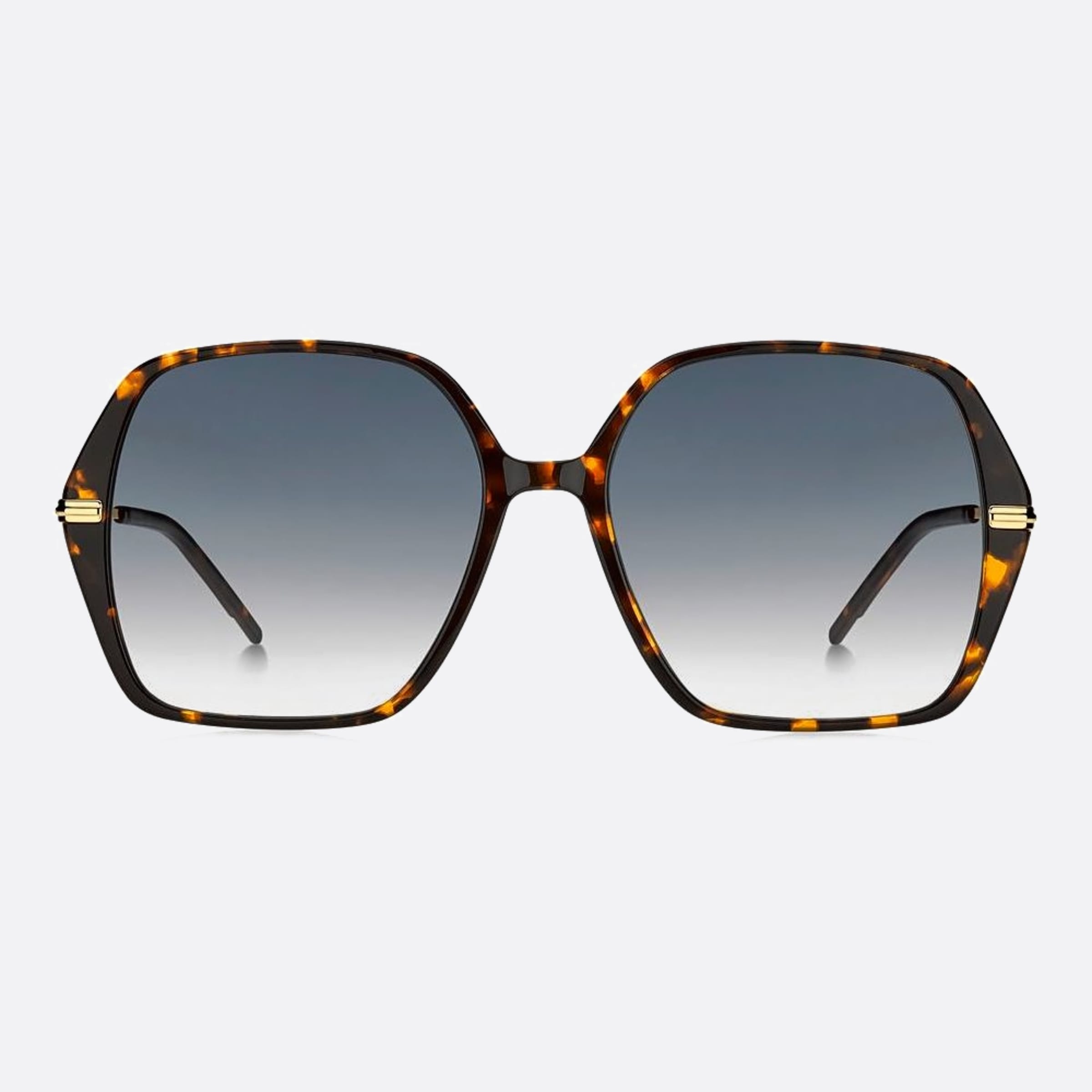 Boss 57mm Boss 2ik Havana Geometric Women Sunglasses - Main View
