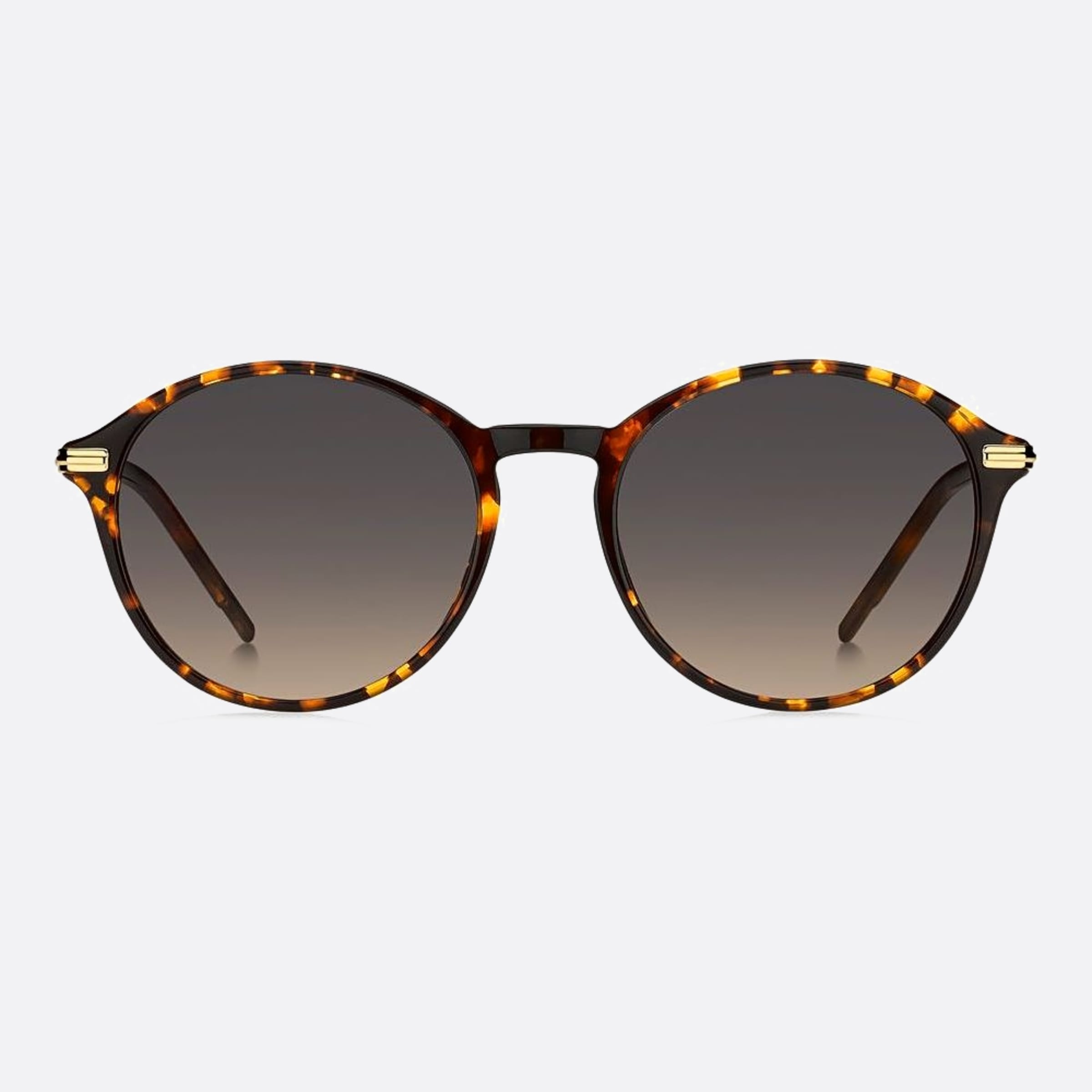 Boss 53mm Boss 2ik Havana Round Women Sunglasses - Main View