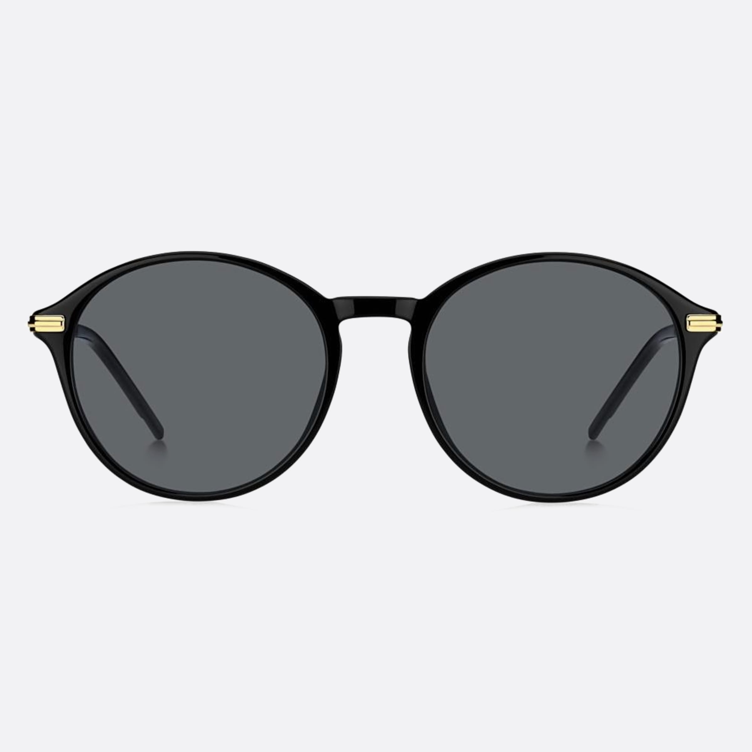 Boss 53mm Boss 2m2 Black Round Women Sunglasses - Main View
