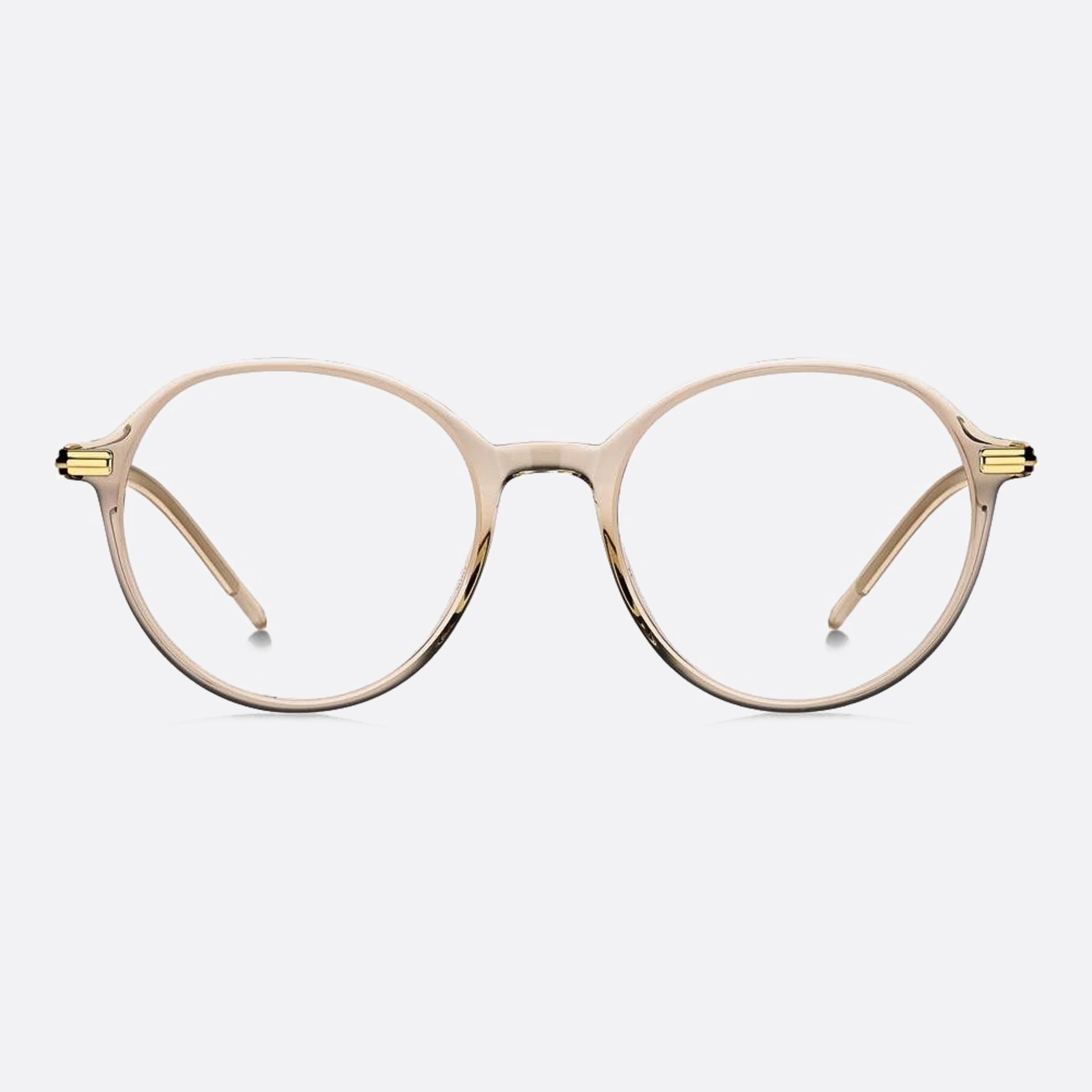 Boss 51mm Boss 84a Transparent Round Women Eyeglasses - Main View