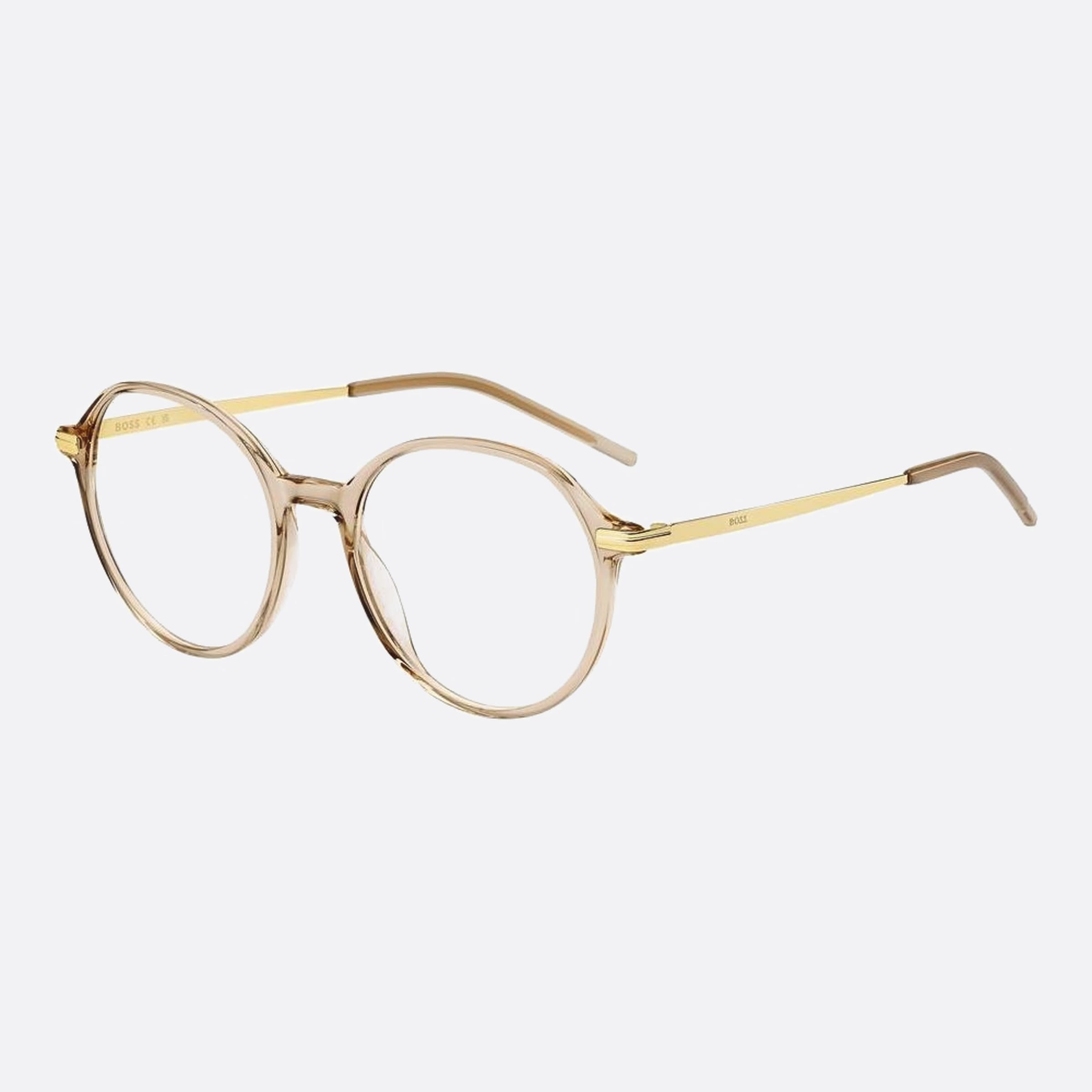 Boss 51mm Boss 84a Transparent Round Women Eyeglasses - Side View