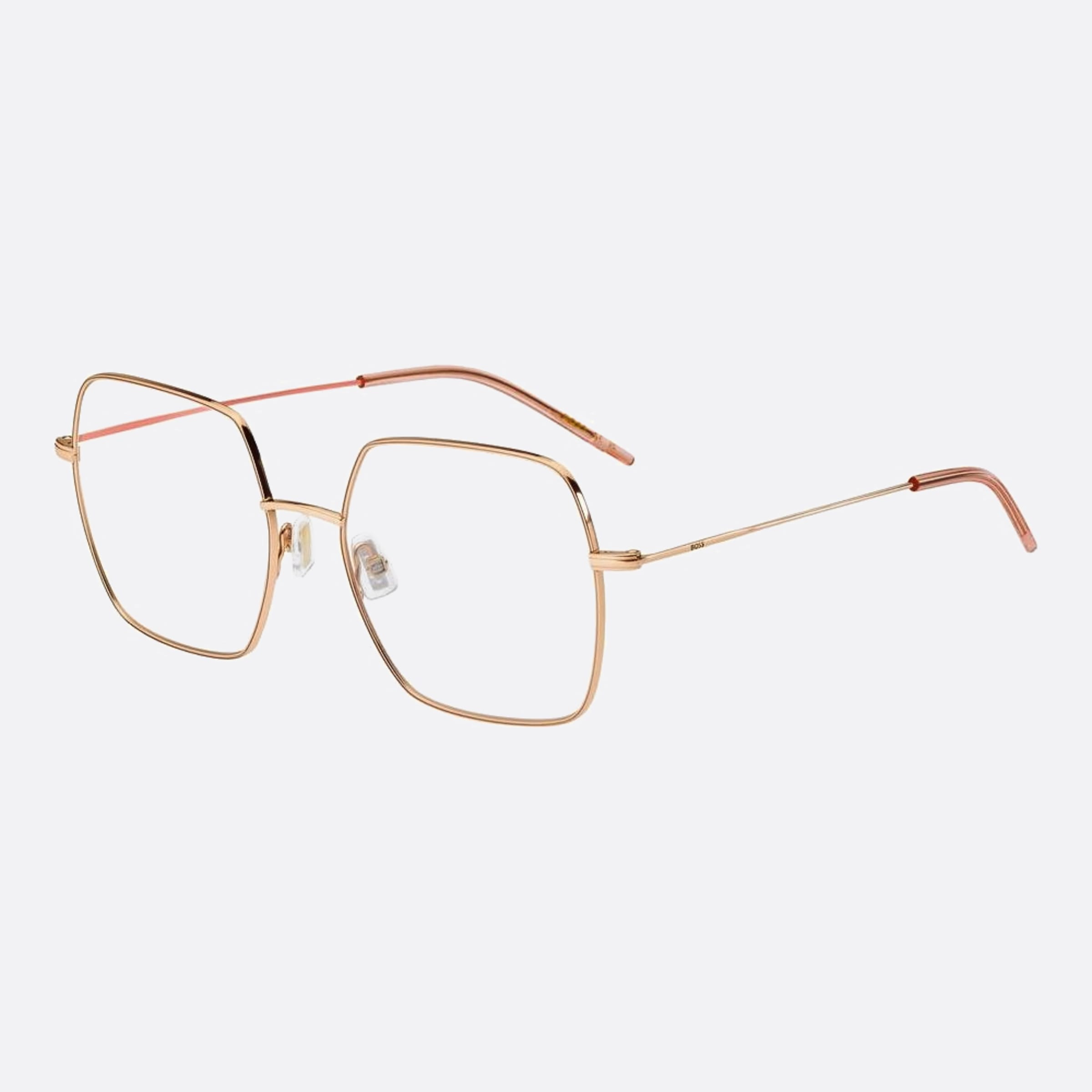 Boss 54mm Boss Eyr Rose Gold Geometric Women Eyeglasses - Side View