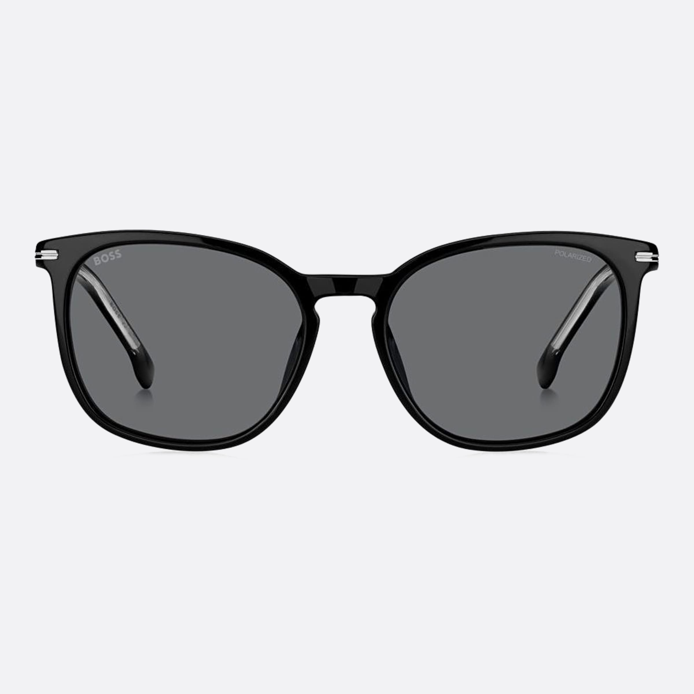 Boss 56mm Boss Black Pantos Polarized Men Sunglasses - Main View