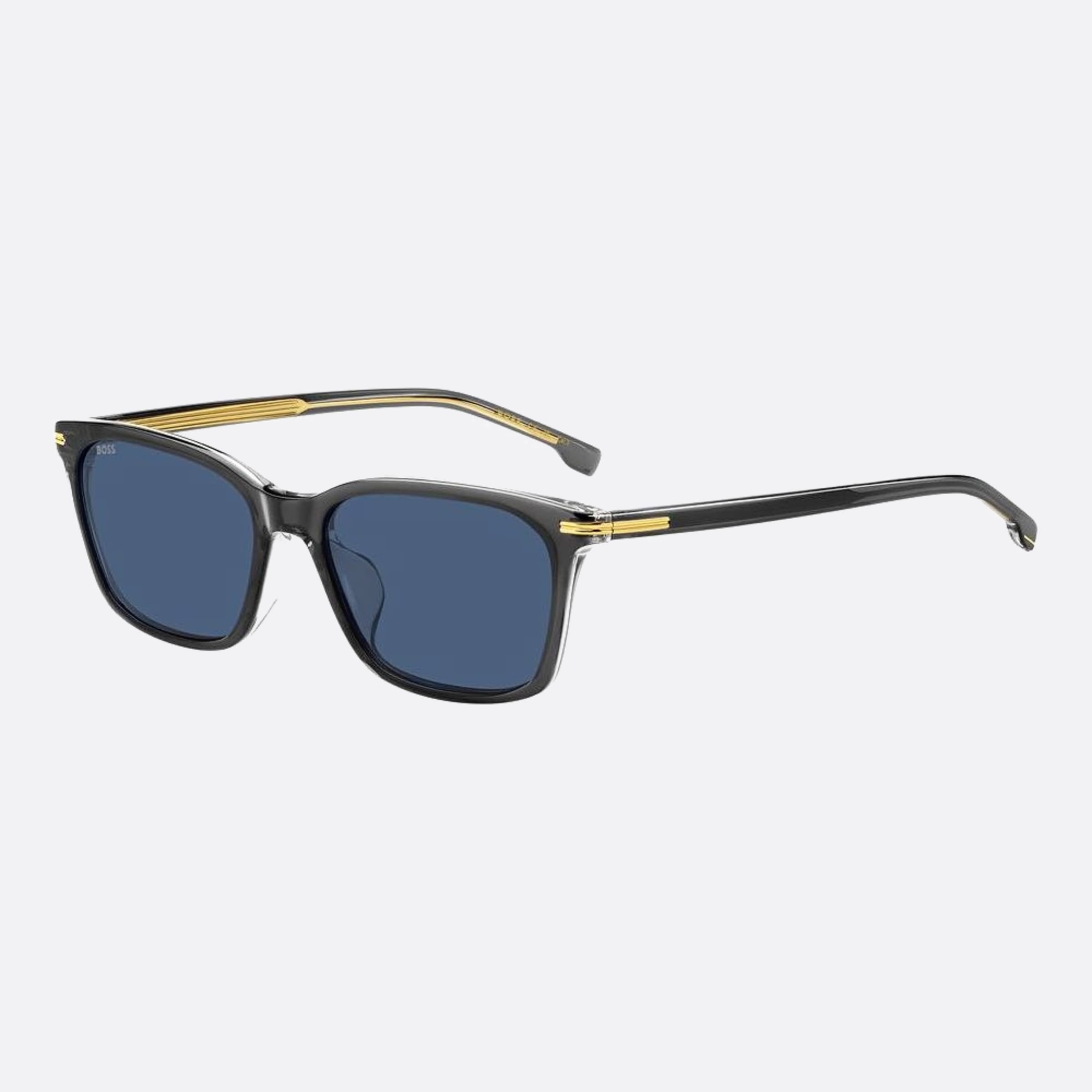 Boss 56mm Boss Kb7 Grey Squared Men Sunglasses - Main View