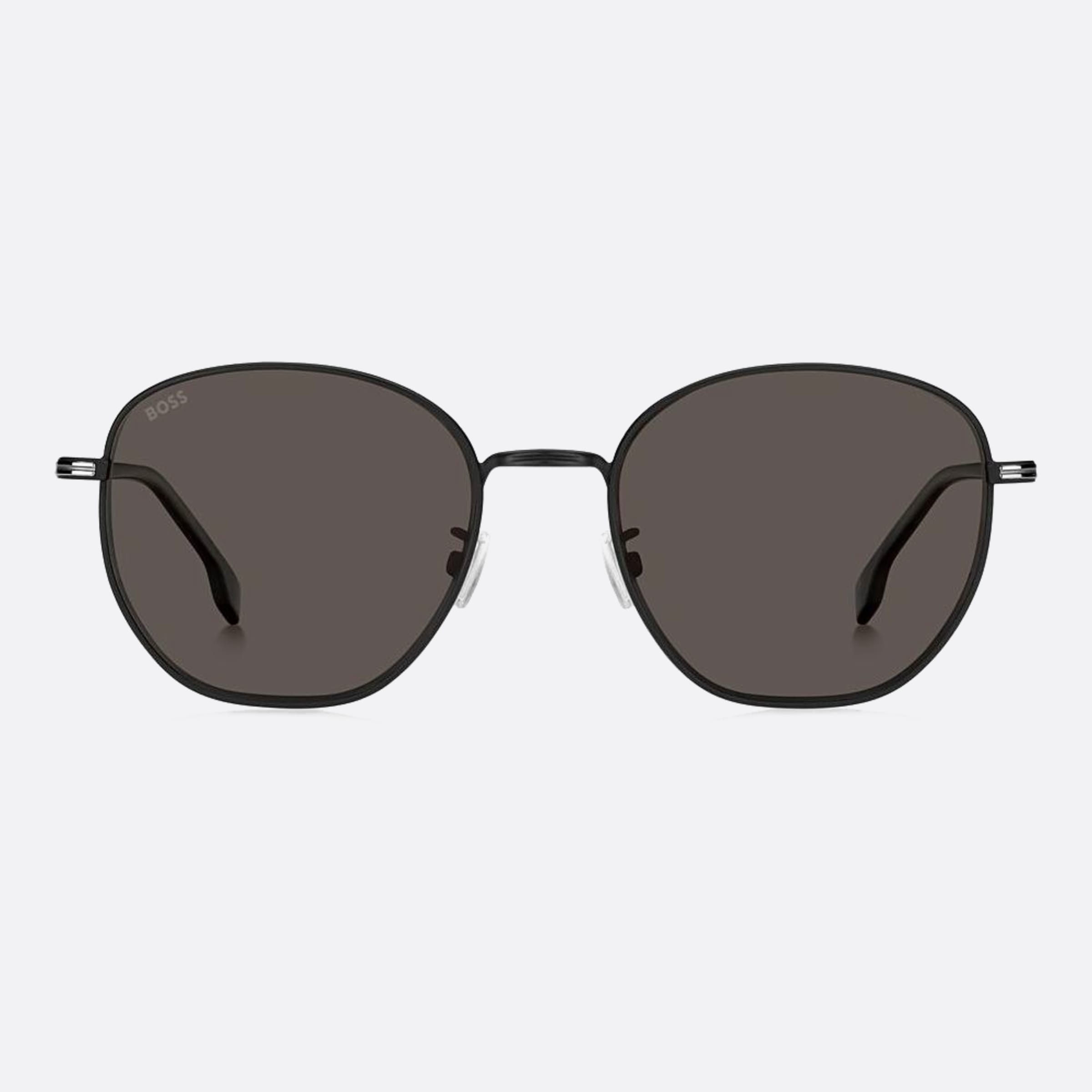 Boss 56mm Boss Black Round Men Sunglasses - Main View