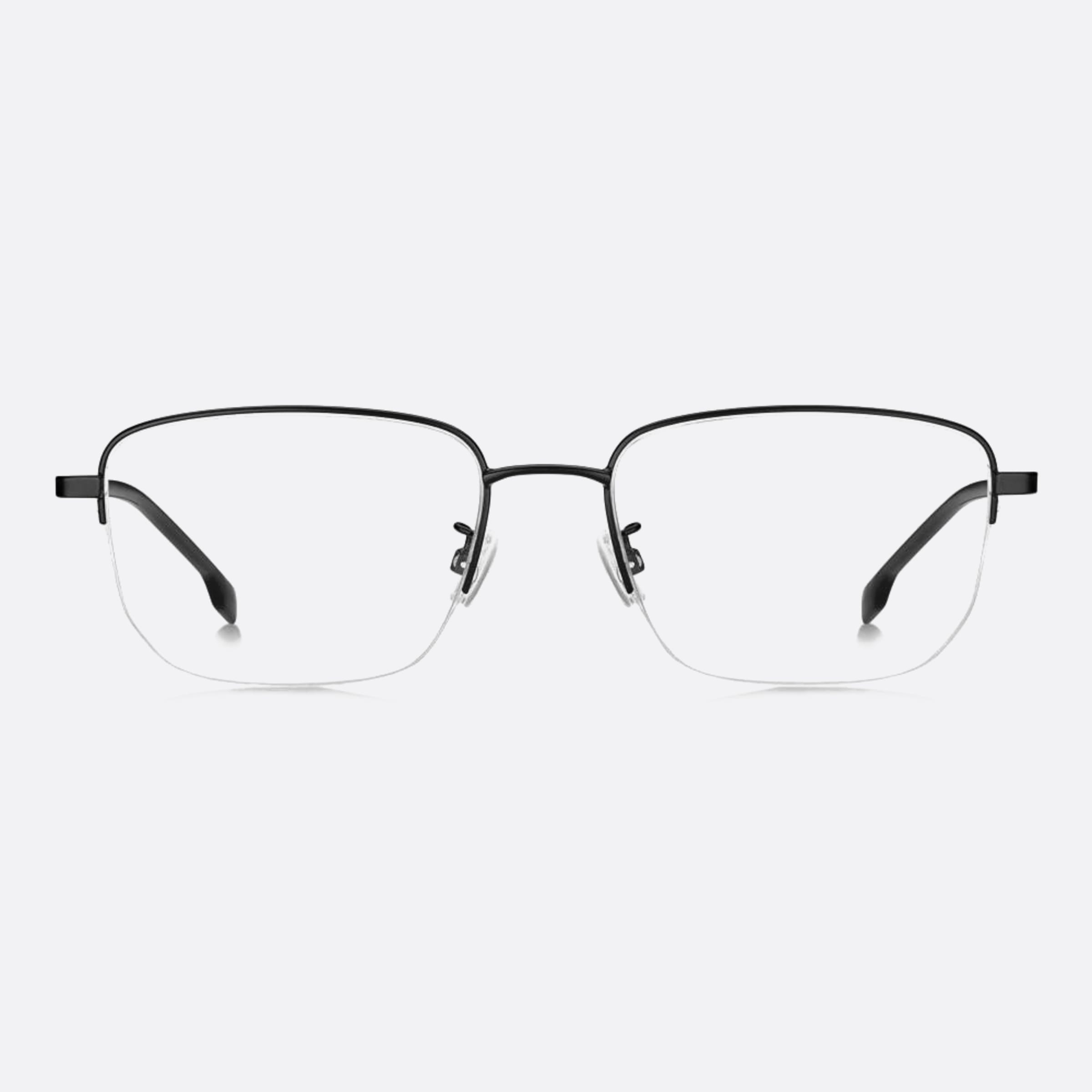 Boss 54mm Boss Black Rectangle Men Eyeglasses - Main View