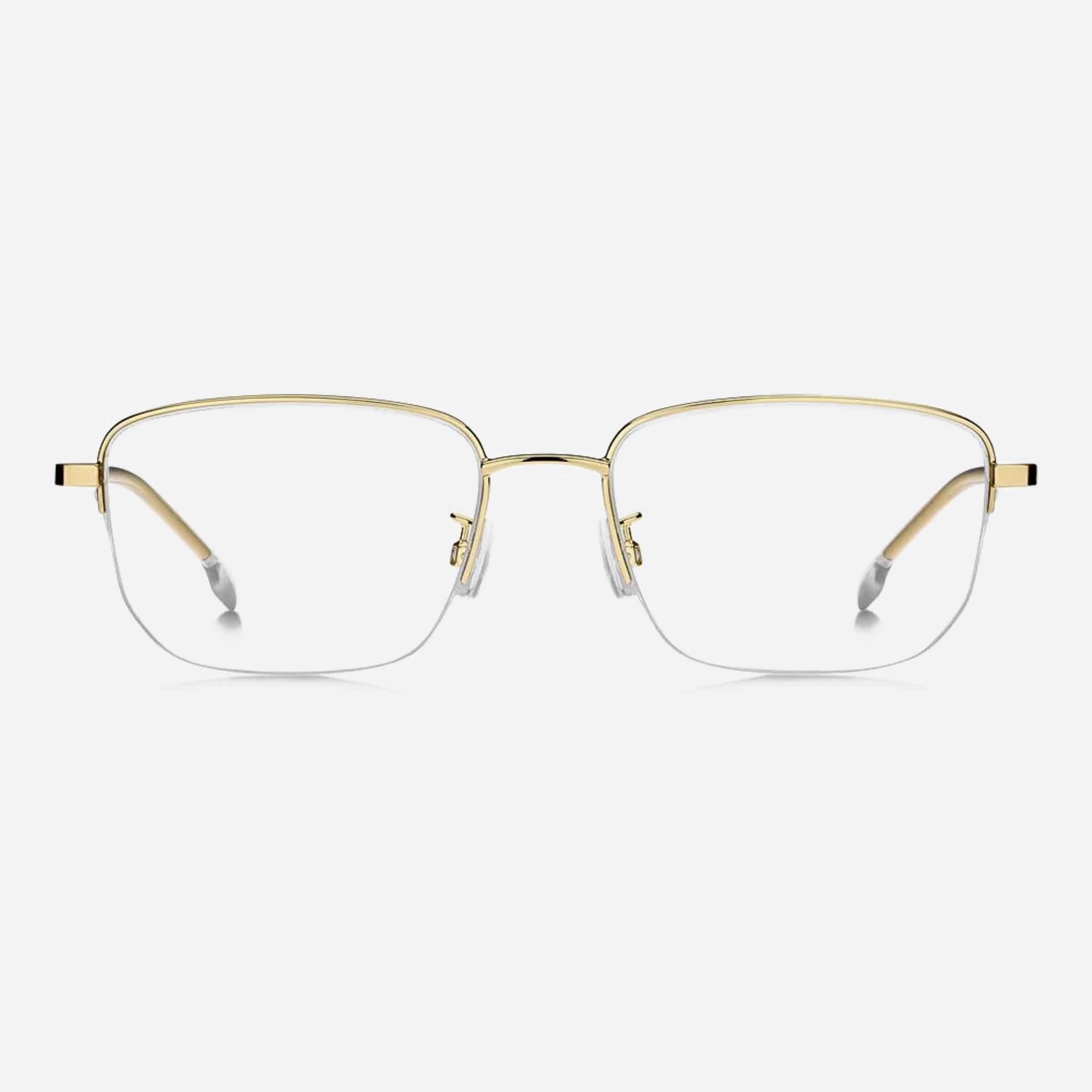 Boss 54mm Boss J5g Gold Rectangle Men Eyeglasses - Main View