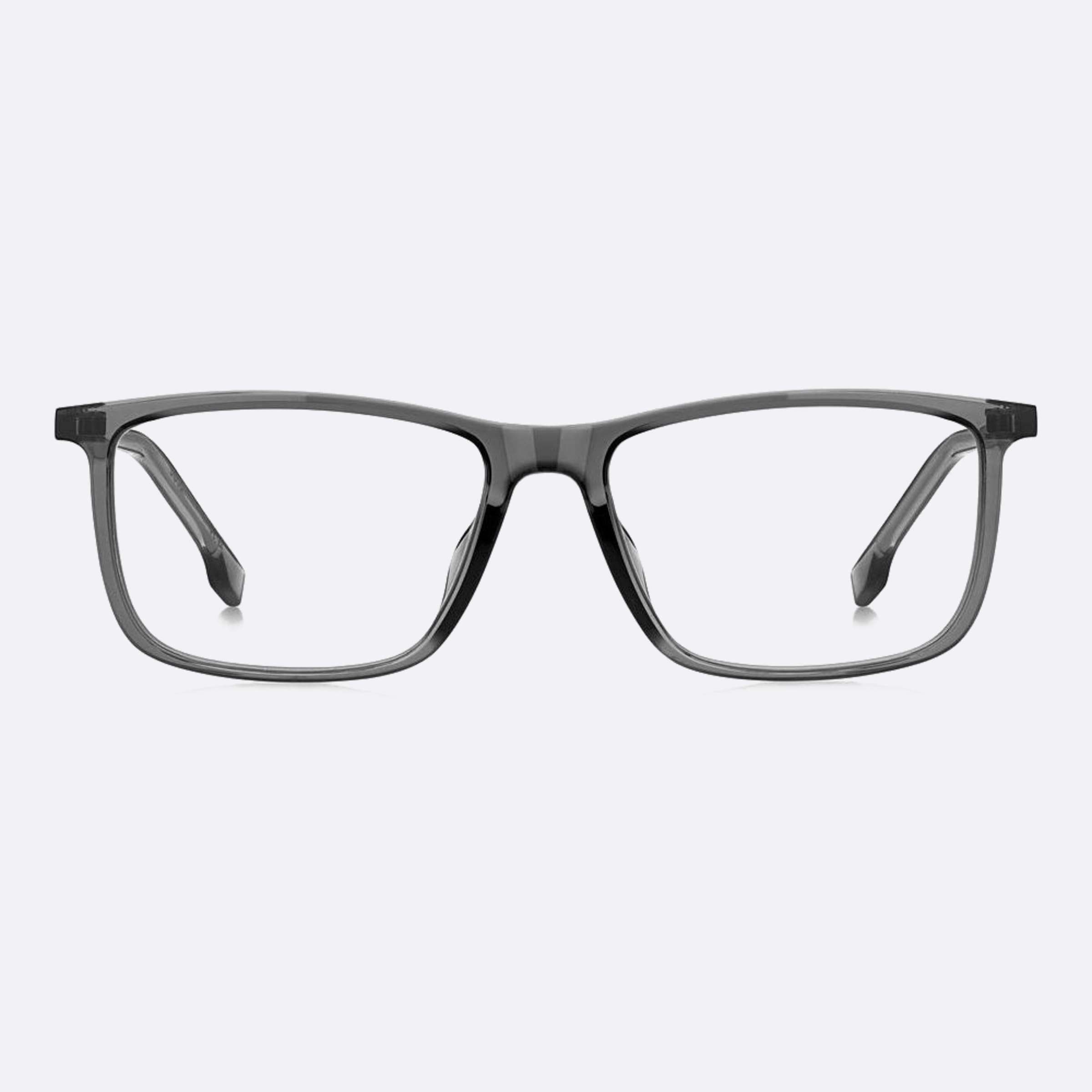 Boss 55mm Boss Kb7 Grey Rectangle Men Eyeglasses - Main View