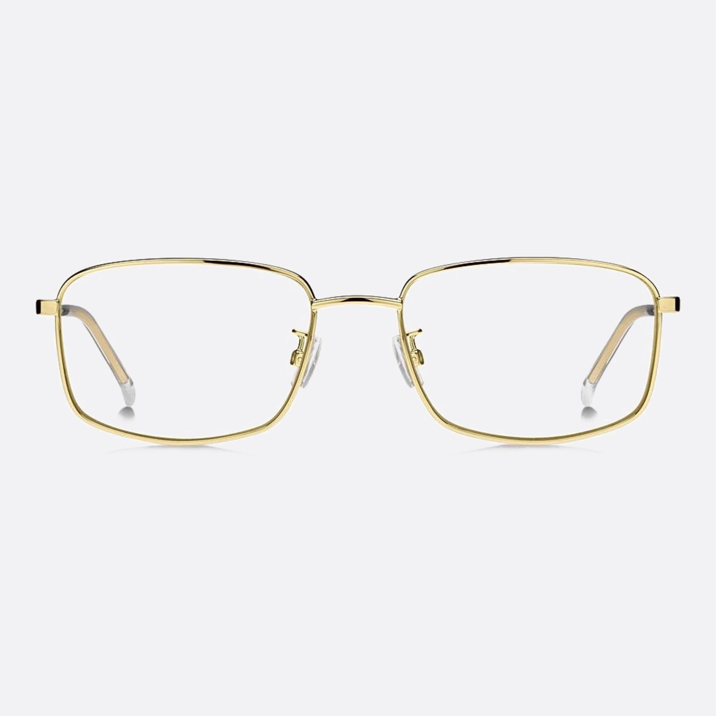 Boss 54mm Boss J5g Gold Rectangle Men Eyeglasses - Main View