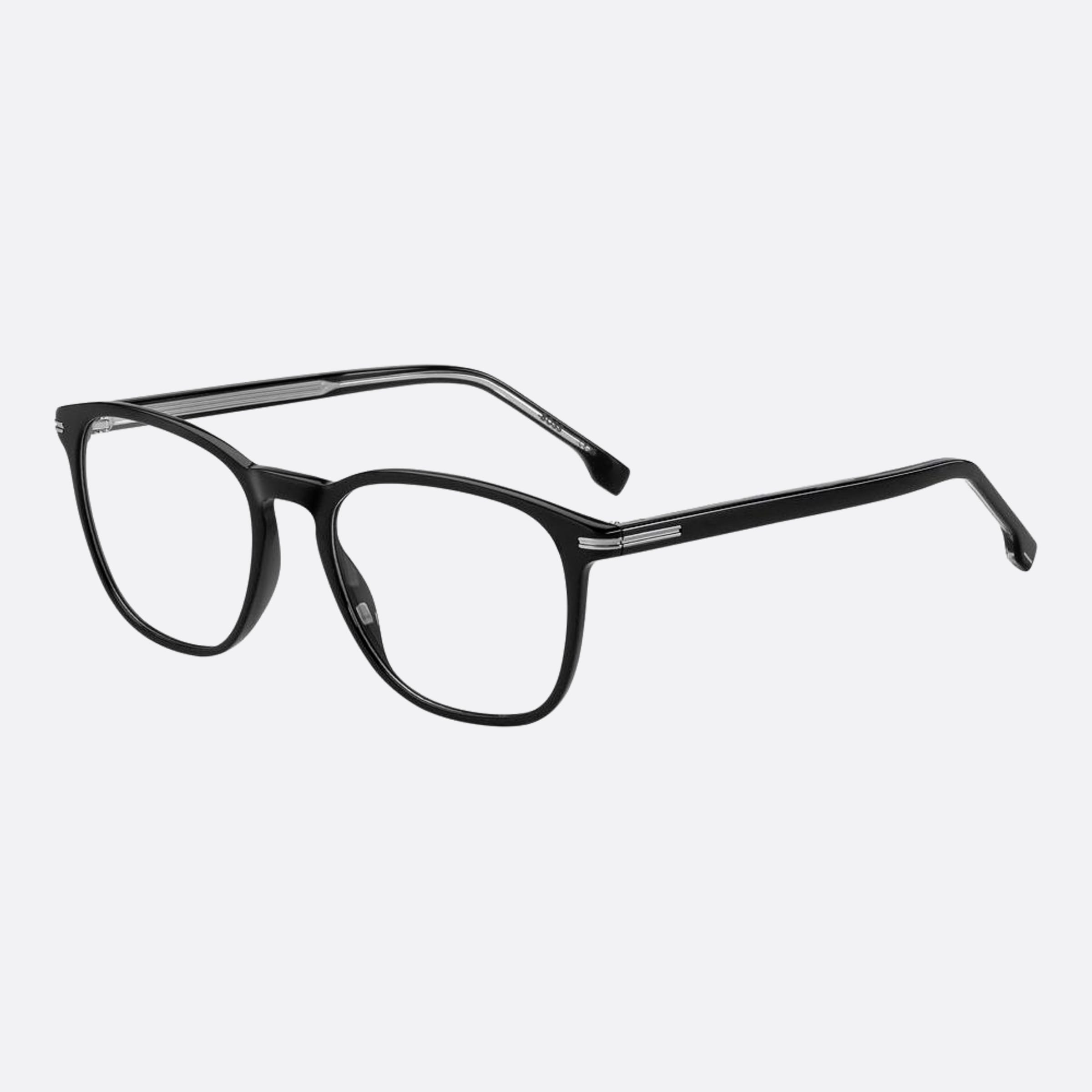 Boss 53mm Boss Black Pantos Men Eyeglasses - Side View