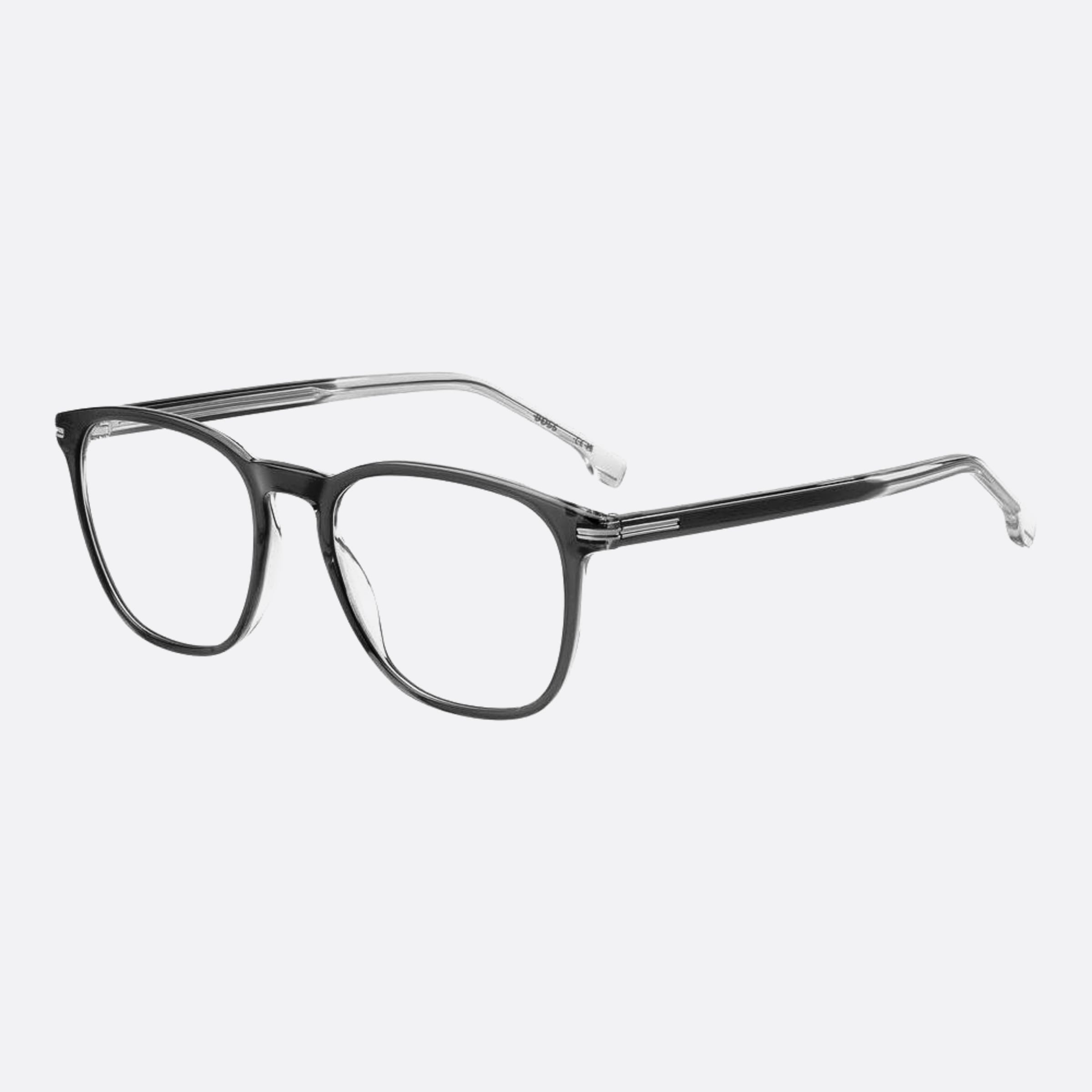 Boss 50mm Boss Kb7 Grey Pantos Men Eyeglasses - Side View