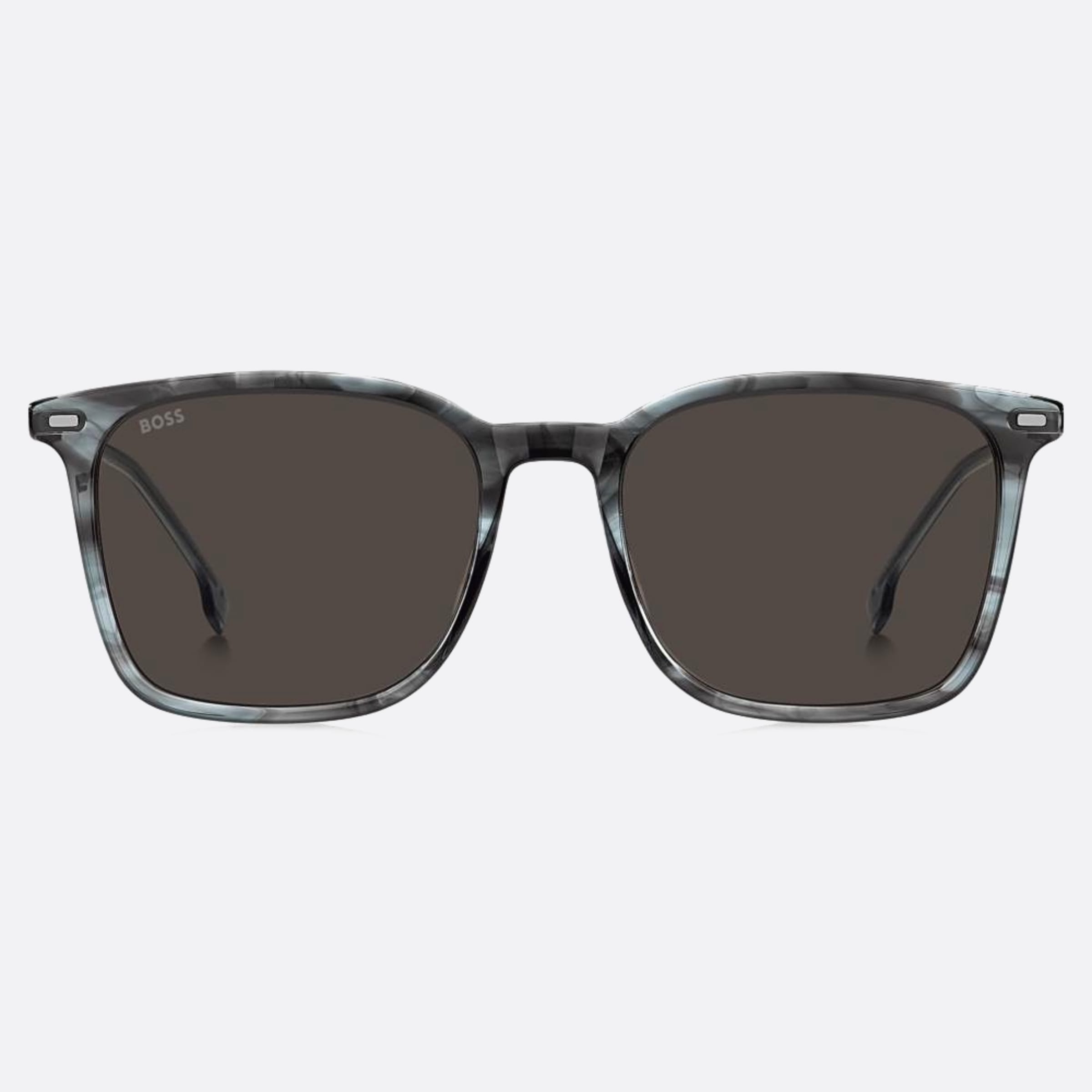 Boss 54mm Boss Vq7 Grey Squared Men Sunglasses - Main View