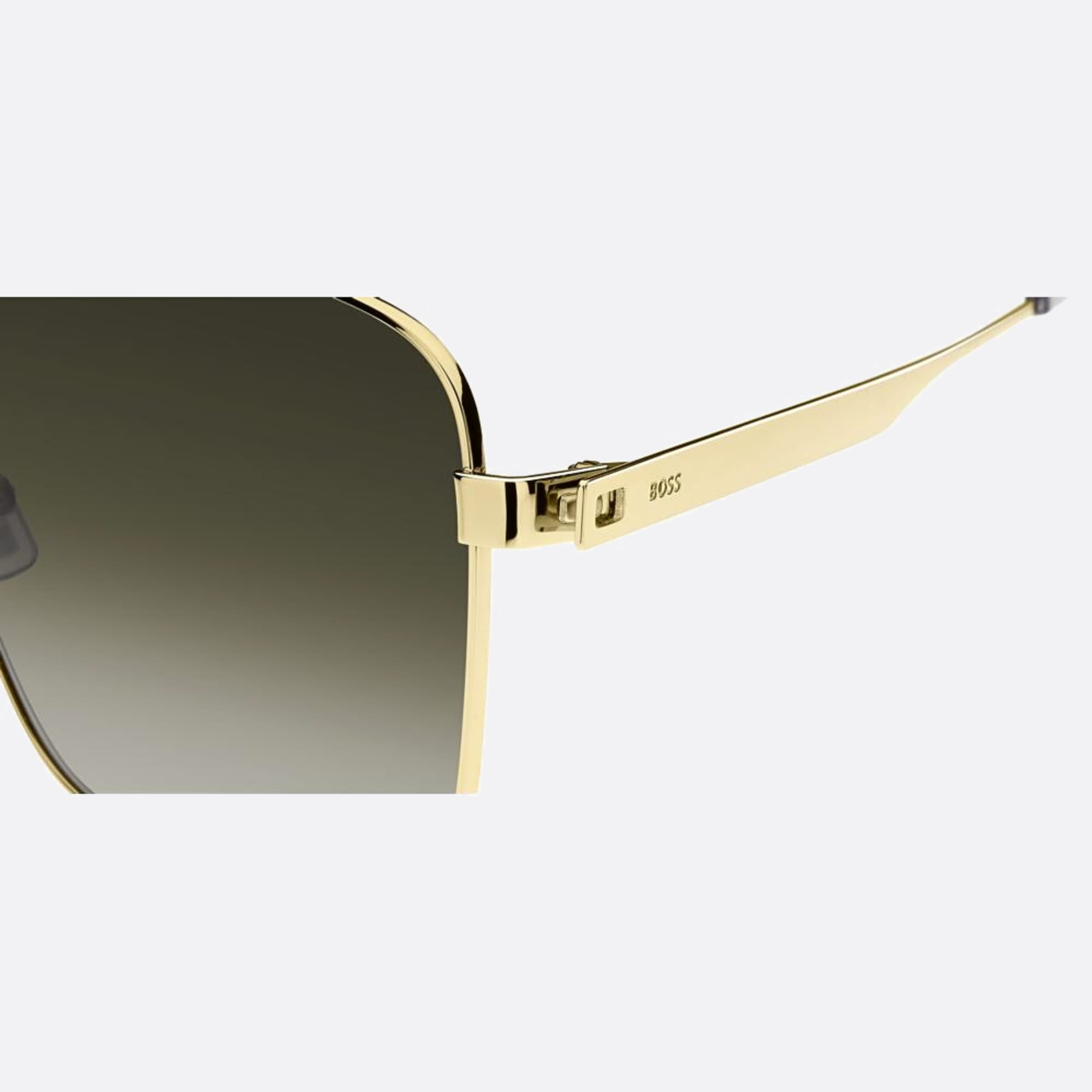Boss 58mm Boss J5g Gold Geometric Men Sunglasses - Main View