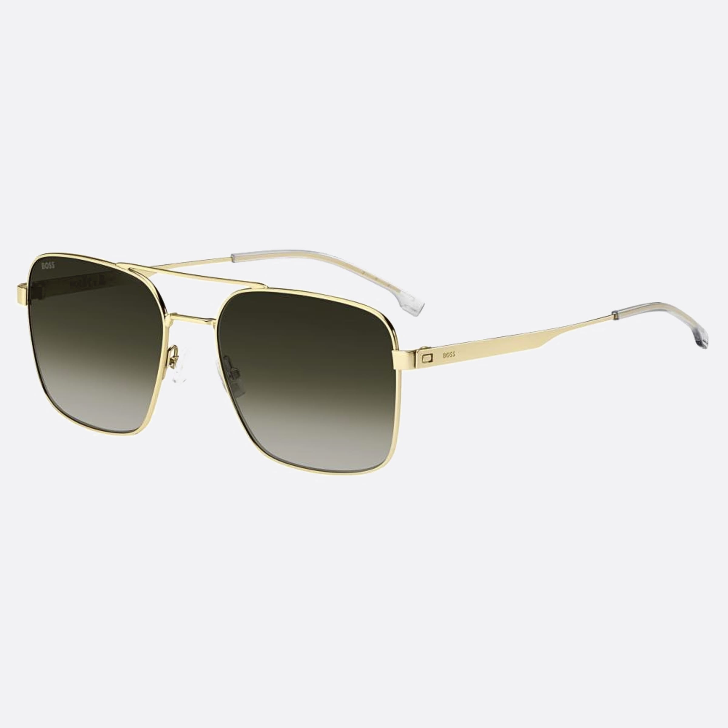 Boss 58mm Boss J5g Gold Geometric Men Sunglasses - Side View