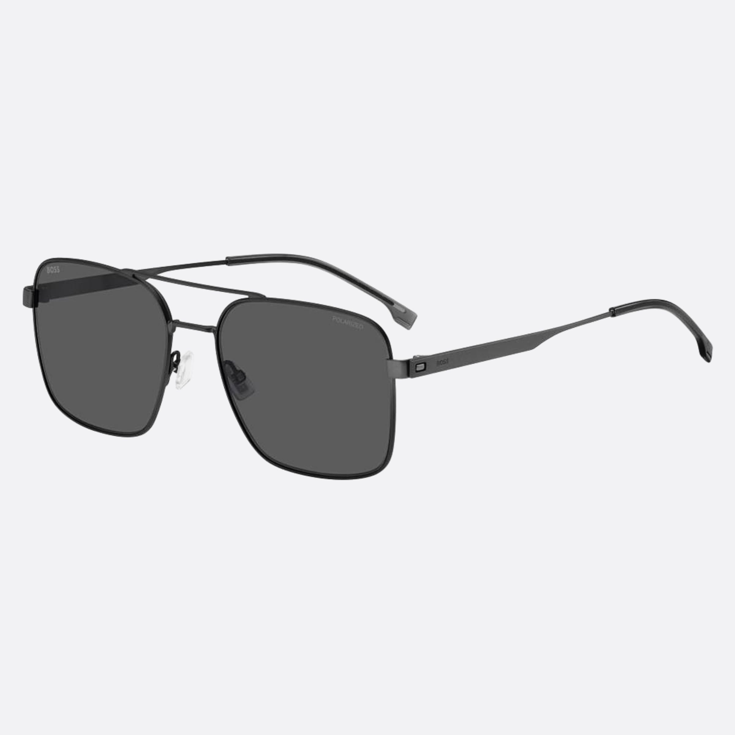 Boss 58mm Boss Svk Ruthenium Geometric Men Sunglasses - Side View