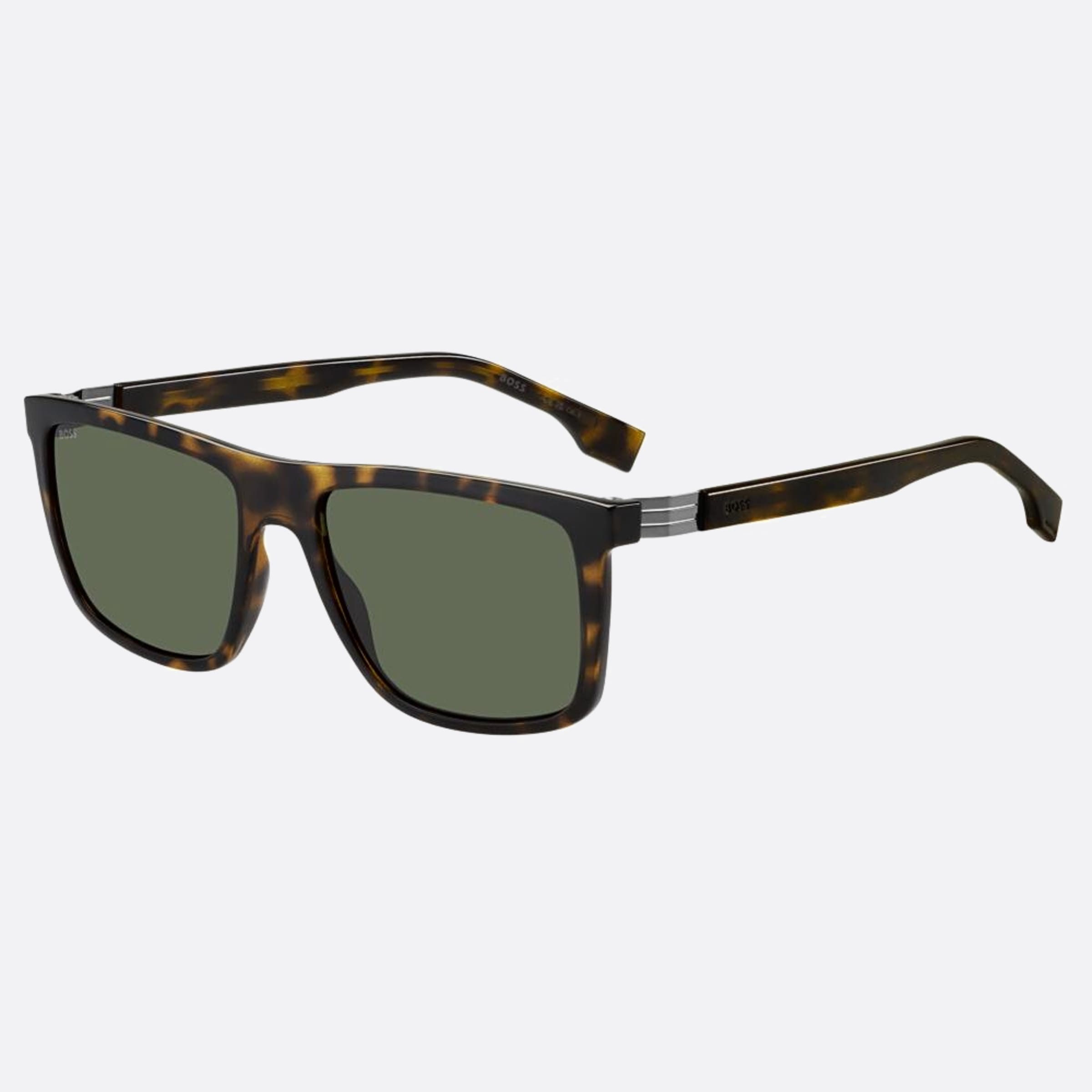 Boss 56mm Boss Havana Squared Men Sunglasses - Side View