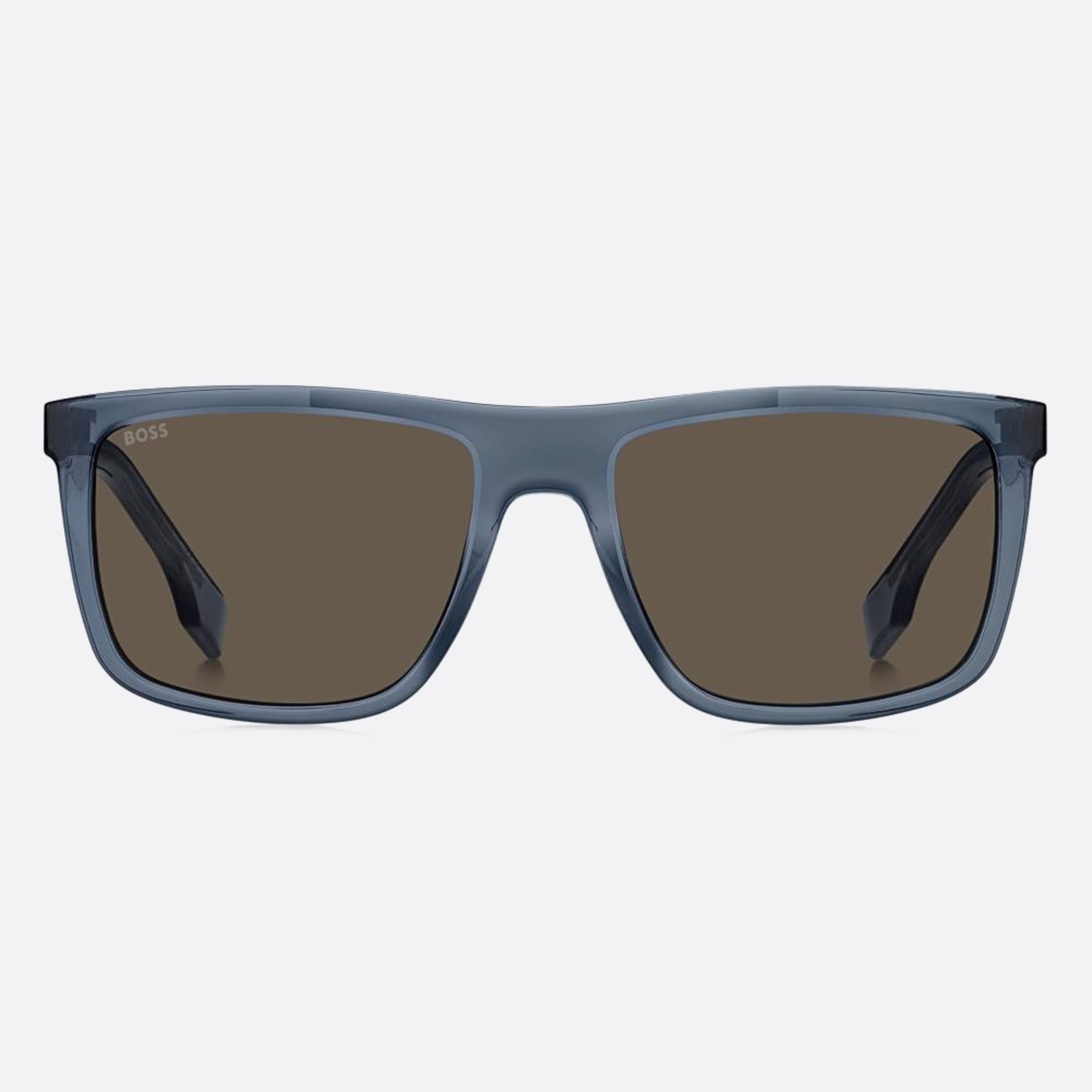 Boss 56mm Boss Pjp Blue Squared Men Sunglasses - Main View
