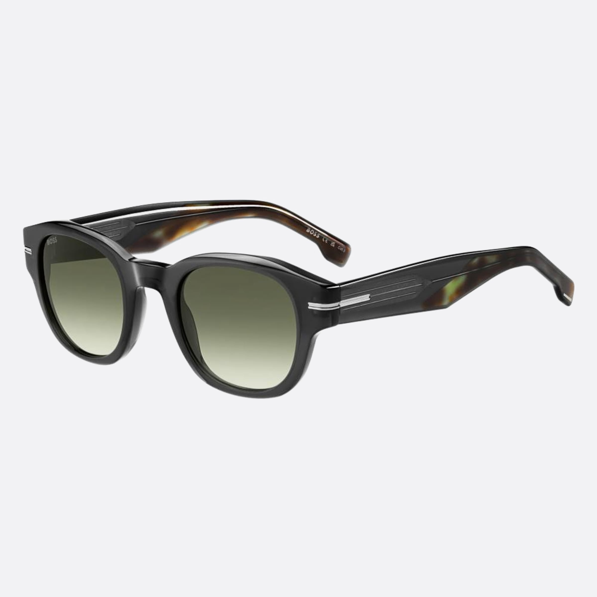 Boss 48mm Boss Kb7 Grey Pantos Men Sunglasses - Side View