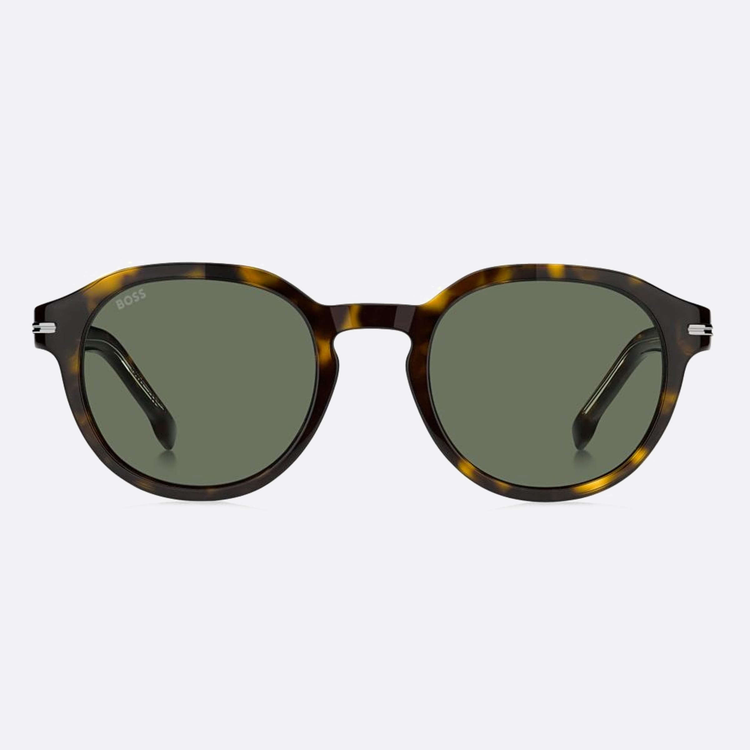 Boss 50mm Boss Havana Round Men Sunglasses - Main View