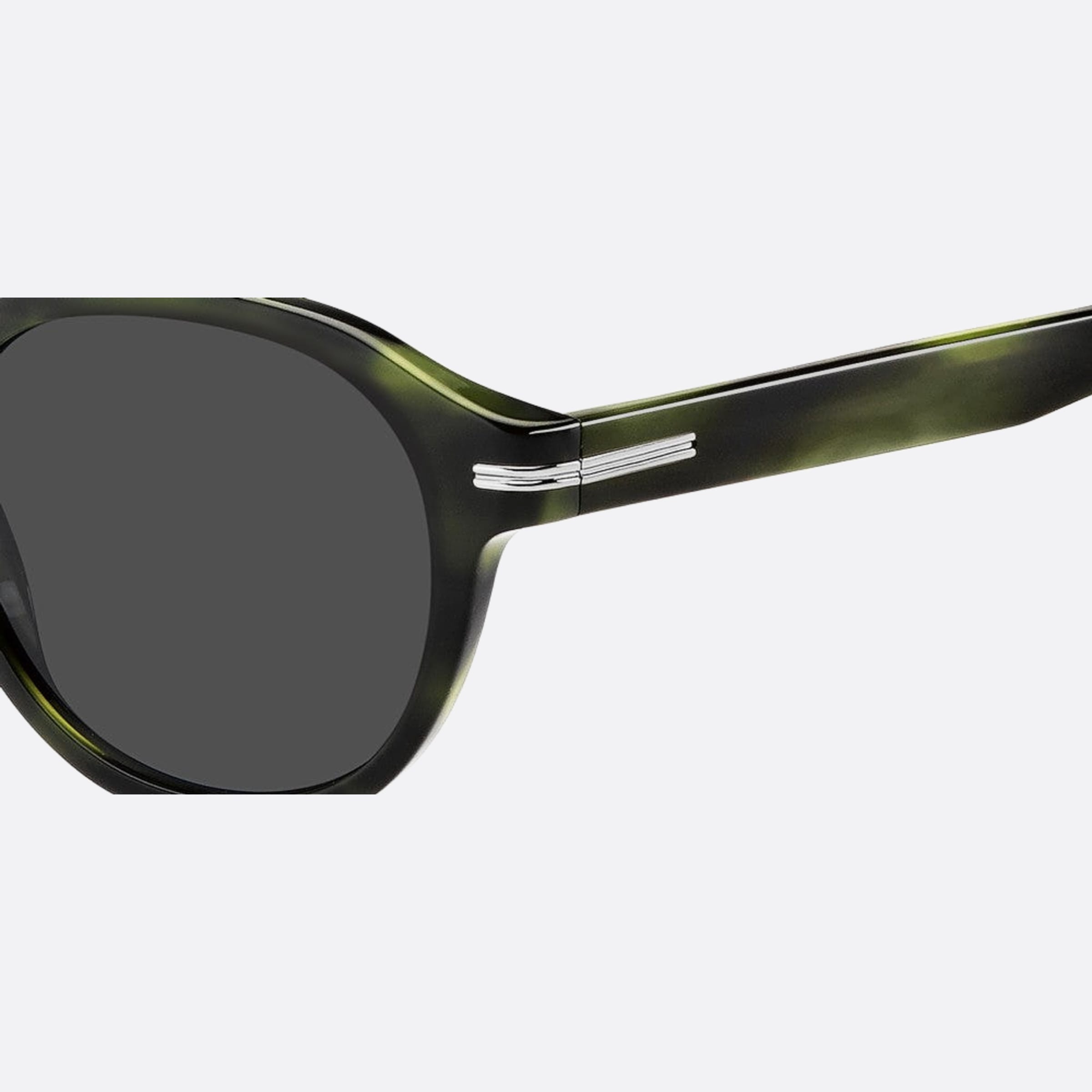Boss 50mm Boss 6ak Green Round Men Sunglasses - Detail View