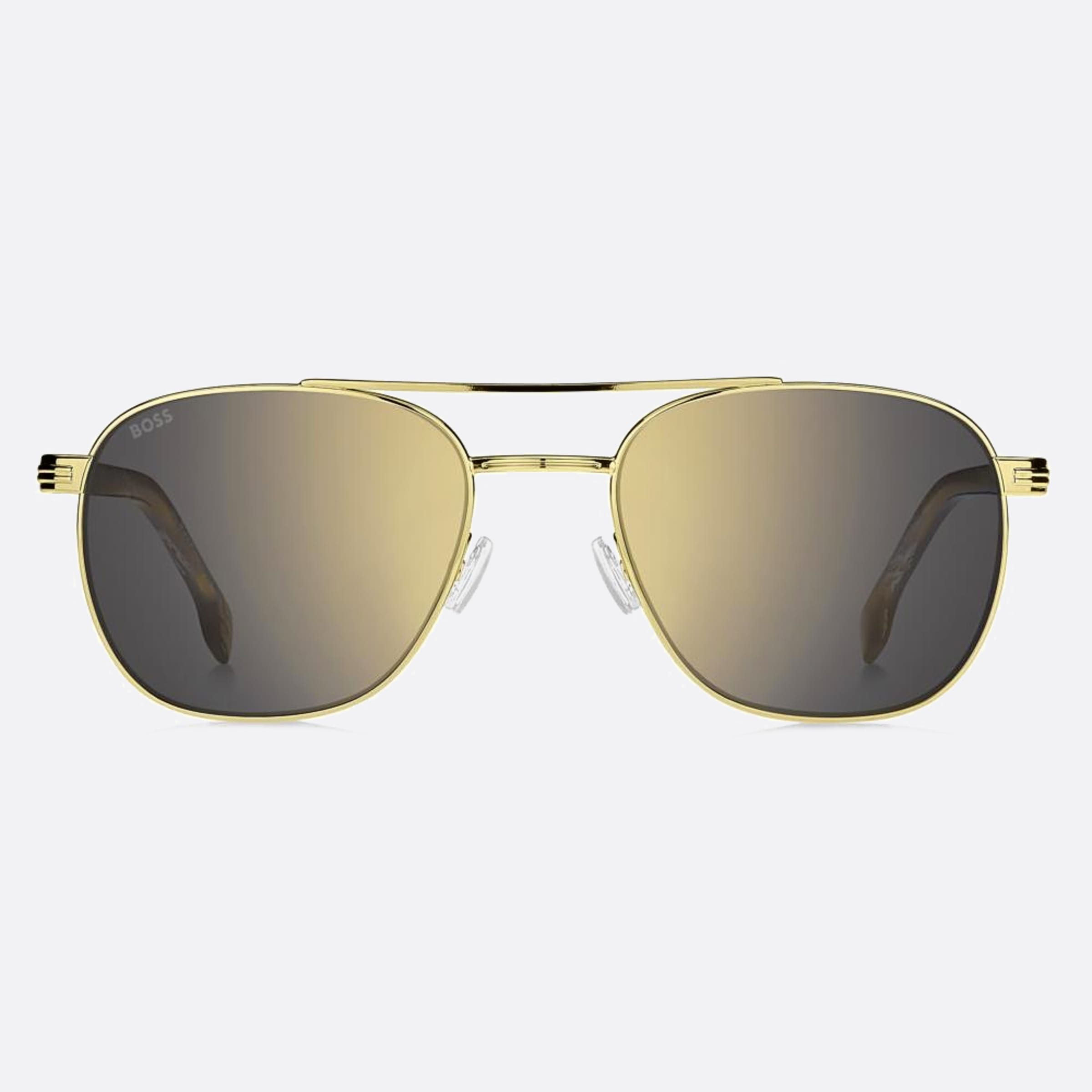 Boss 56mm Boss T5u Gold Pilot Men Sunglasses - Main View