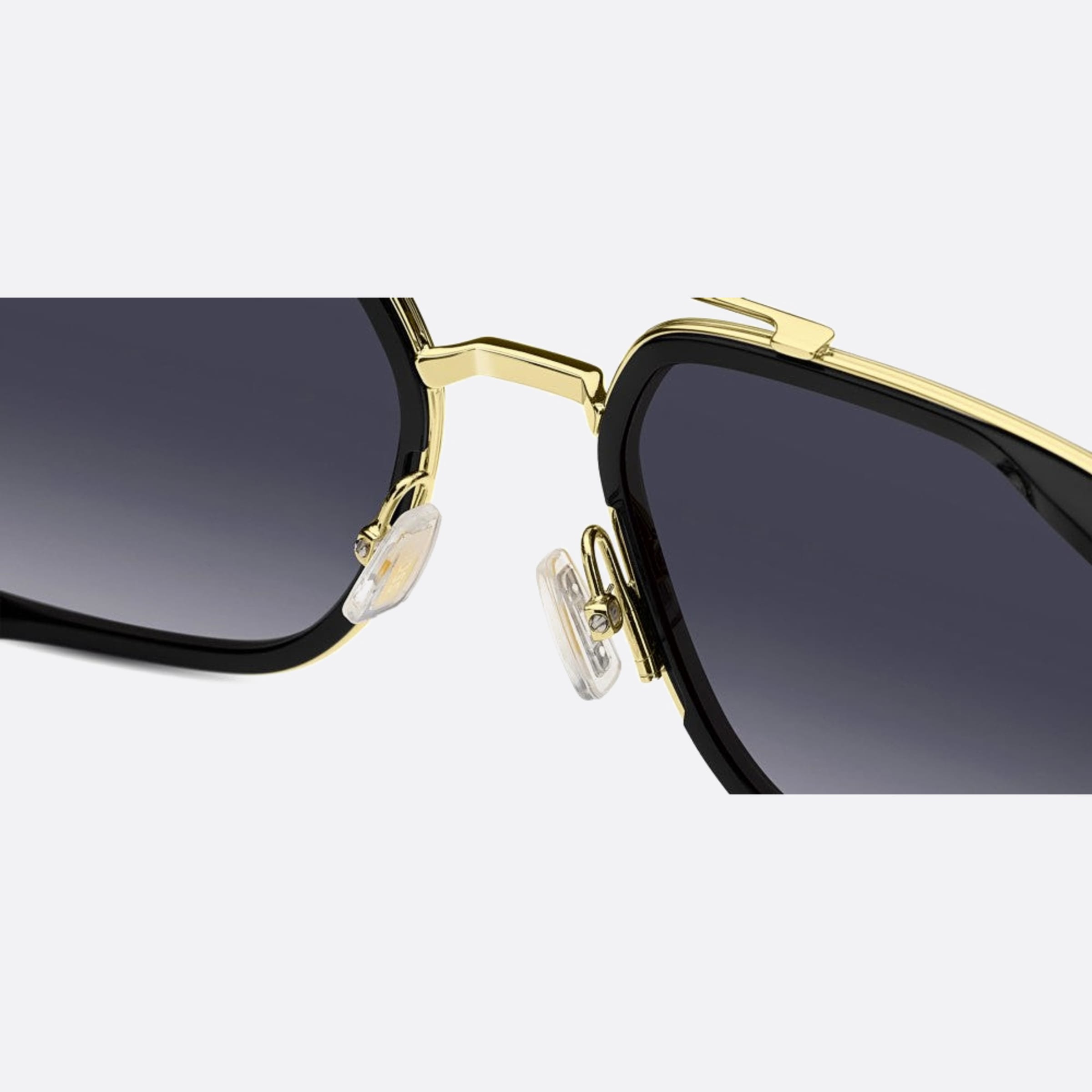 Boss 55mm Boss 2m2 Black Geometric Men Sunglasses - Detail View